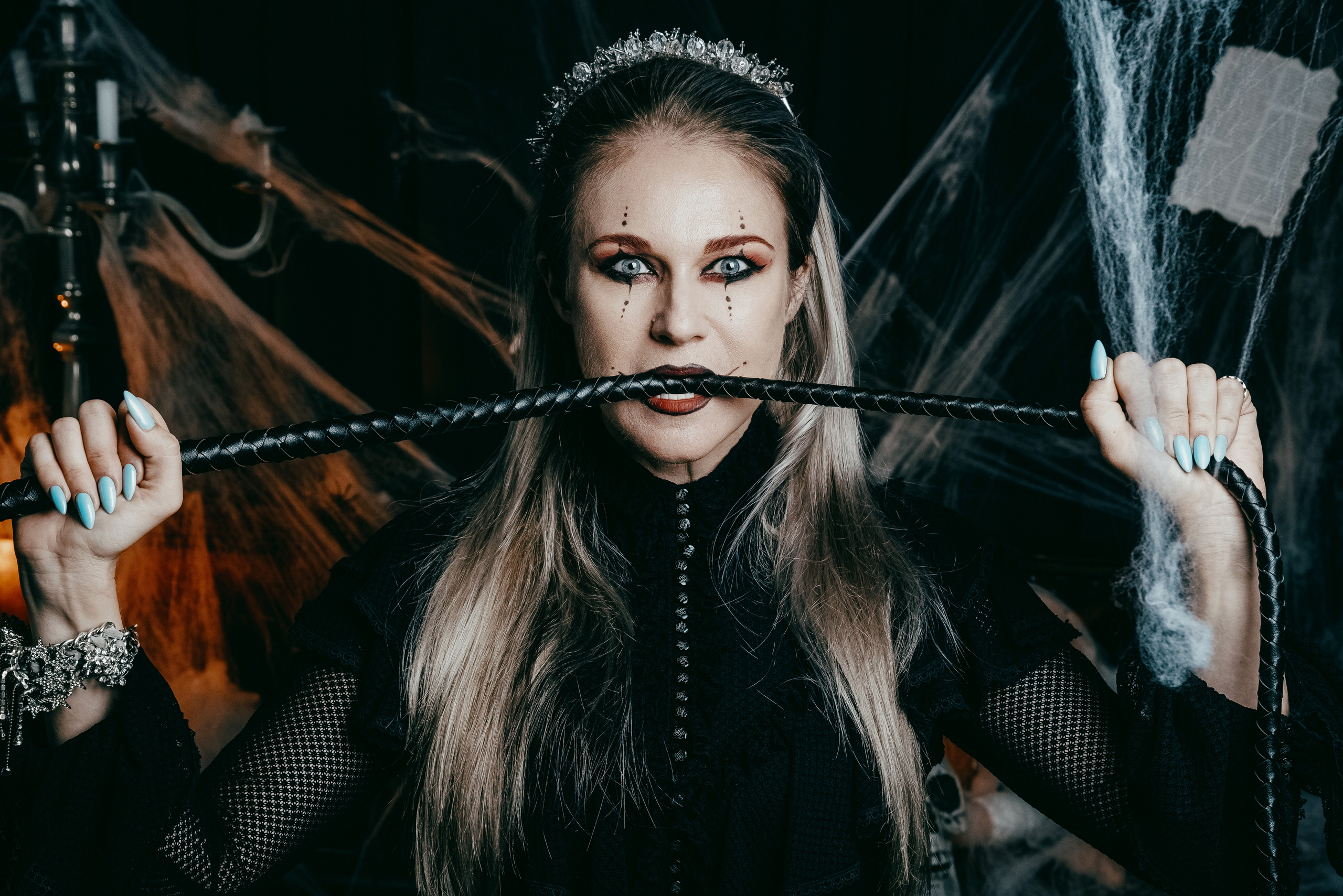 Halloween themed studio photo shoot 