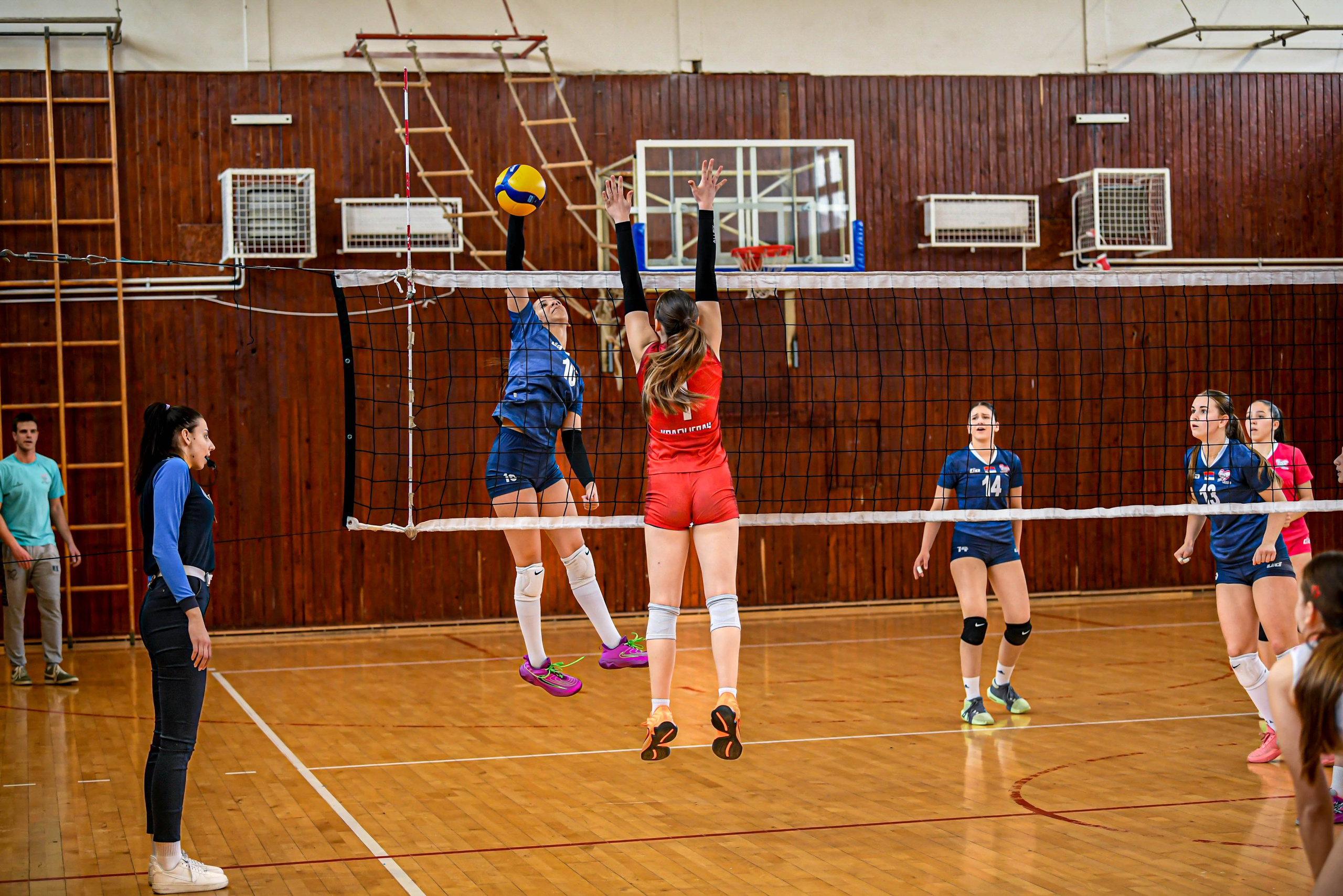 Odbojka 22.03.  Radnicki KG — BlockVolley JAG. Foto Simic Jagodina