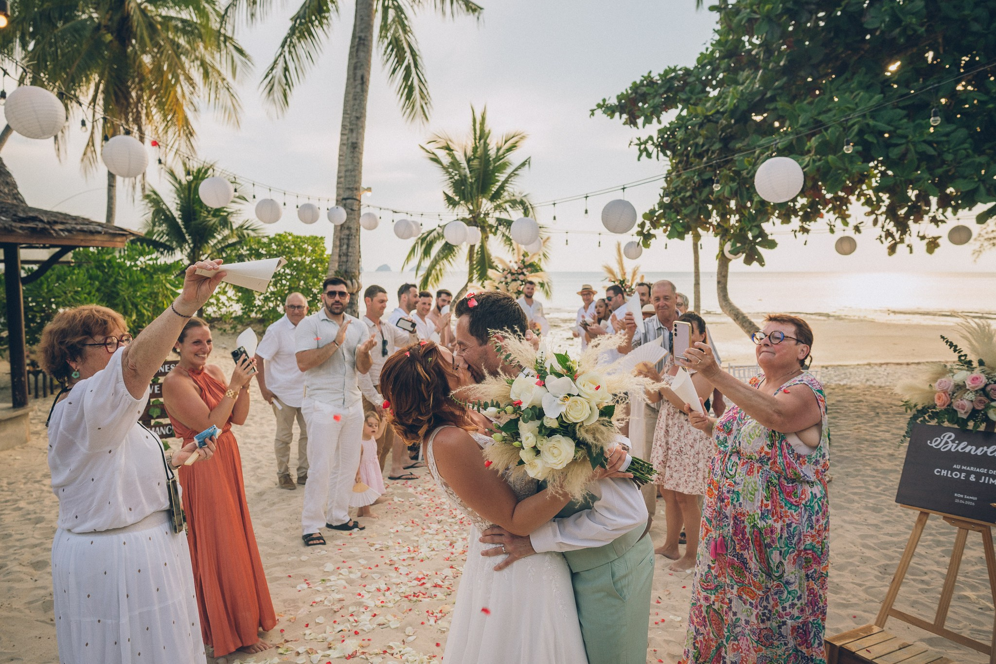 Chloe and Jimmy. Wedding on Koh Samui, Thailand