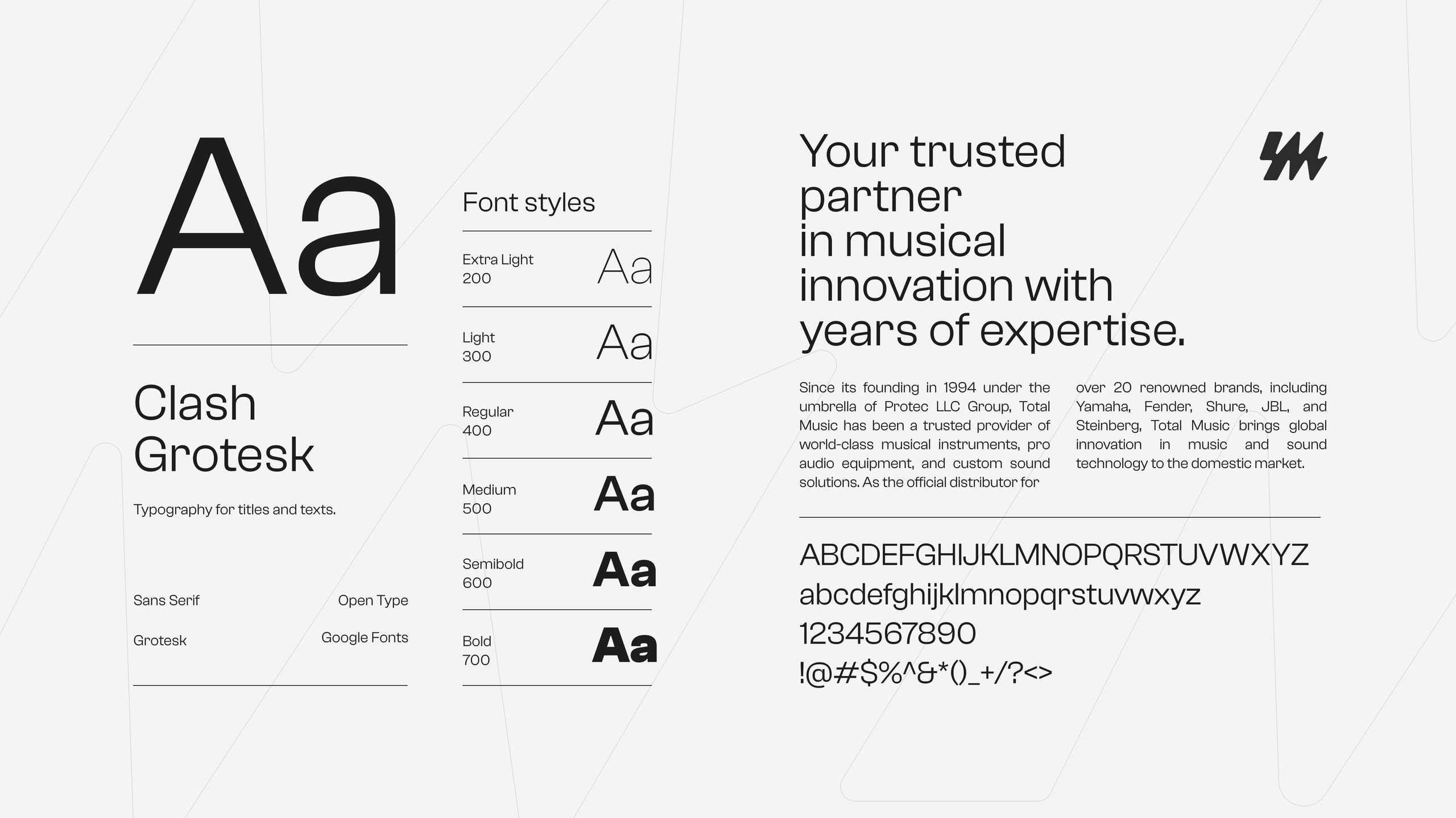 Total Music Rebrand. ODIX Creative