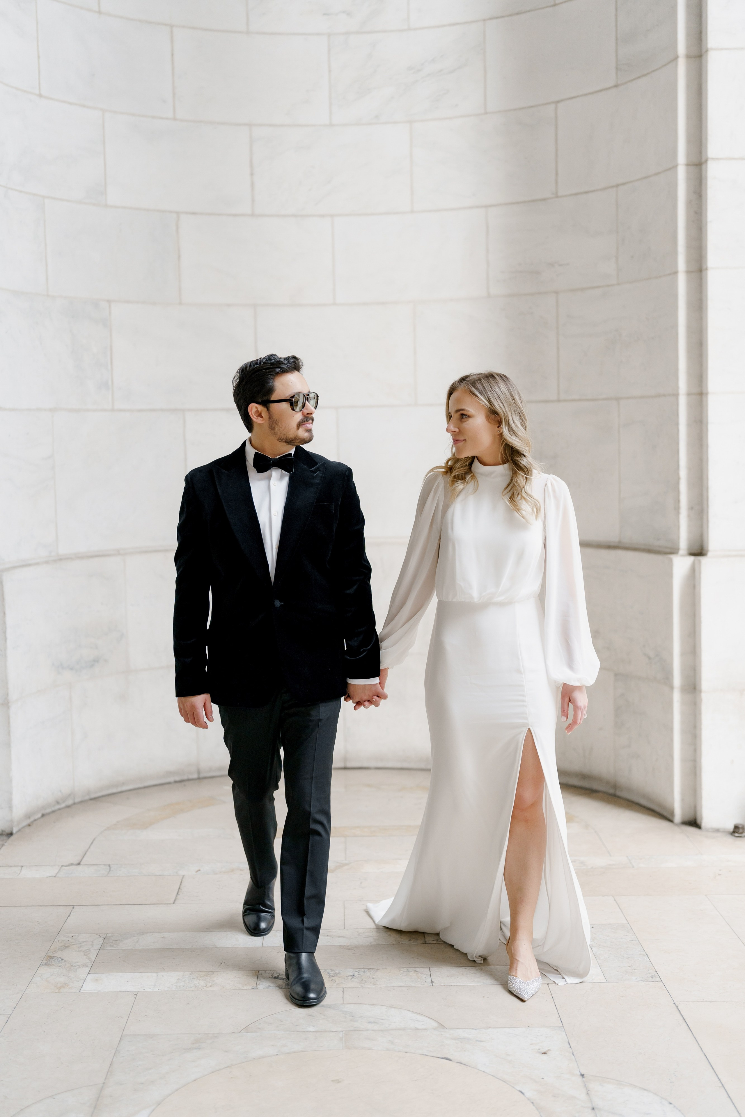 Caroline and Brendan’s Museum MET and Library Engagement Shoot. Wedding photographer and videographer New York | New Jersey