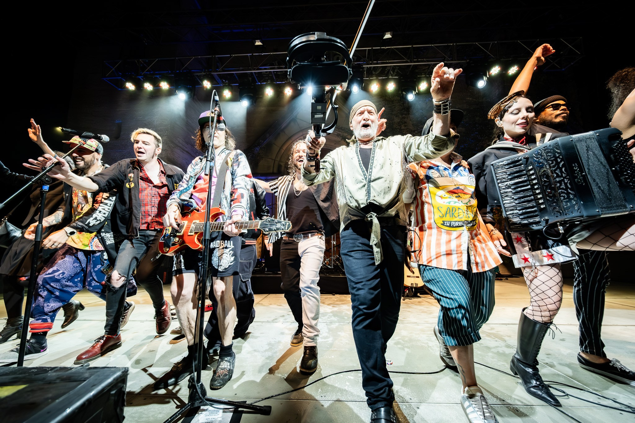 GOGOL BORDELLO / SARATOGA / CA. Reportage concert portrait photography in the San Francisco Bay Area