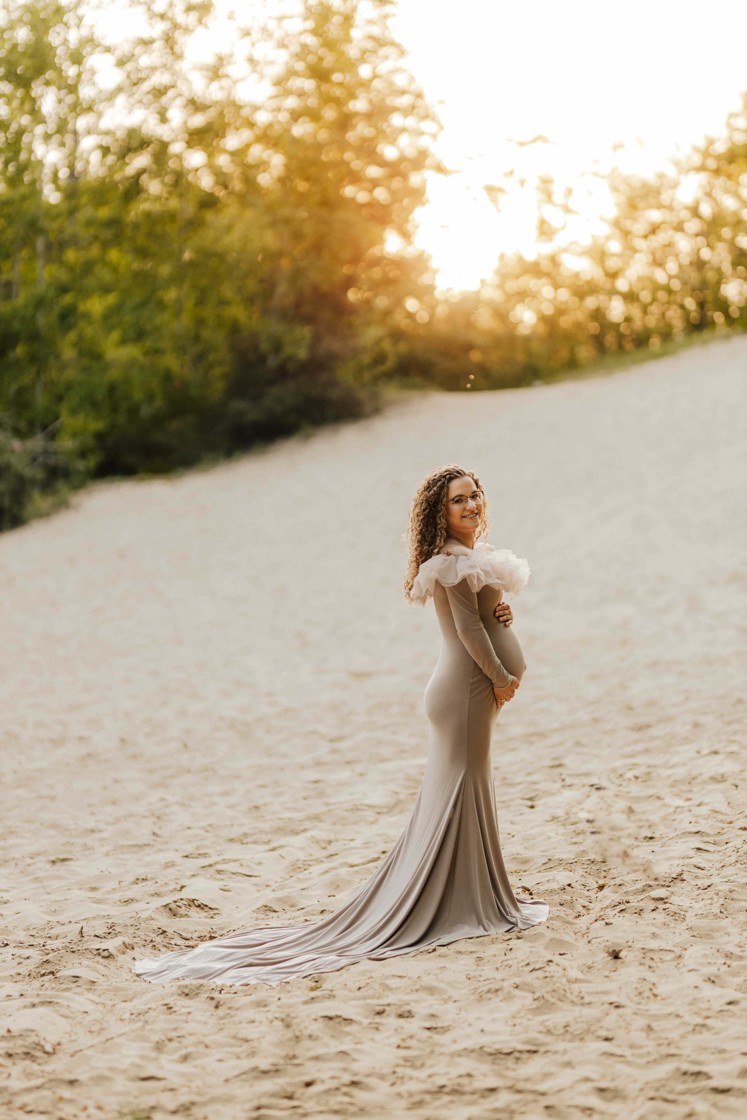 Sesja ciążowa Kasi. Fotograf Siedlce