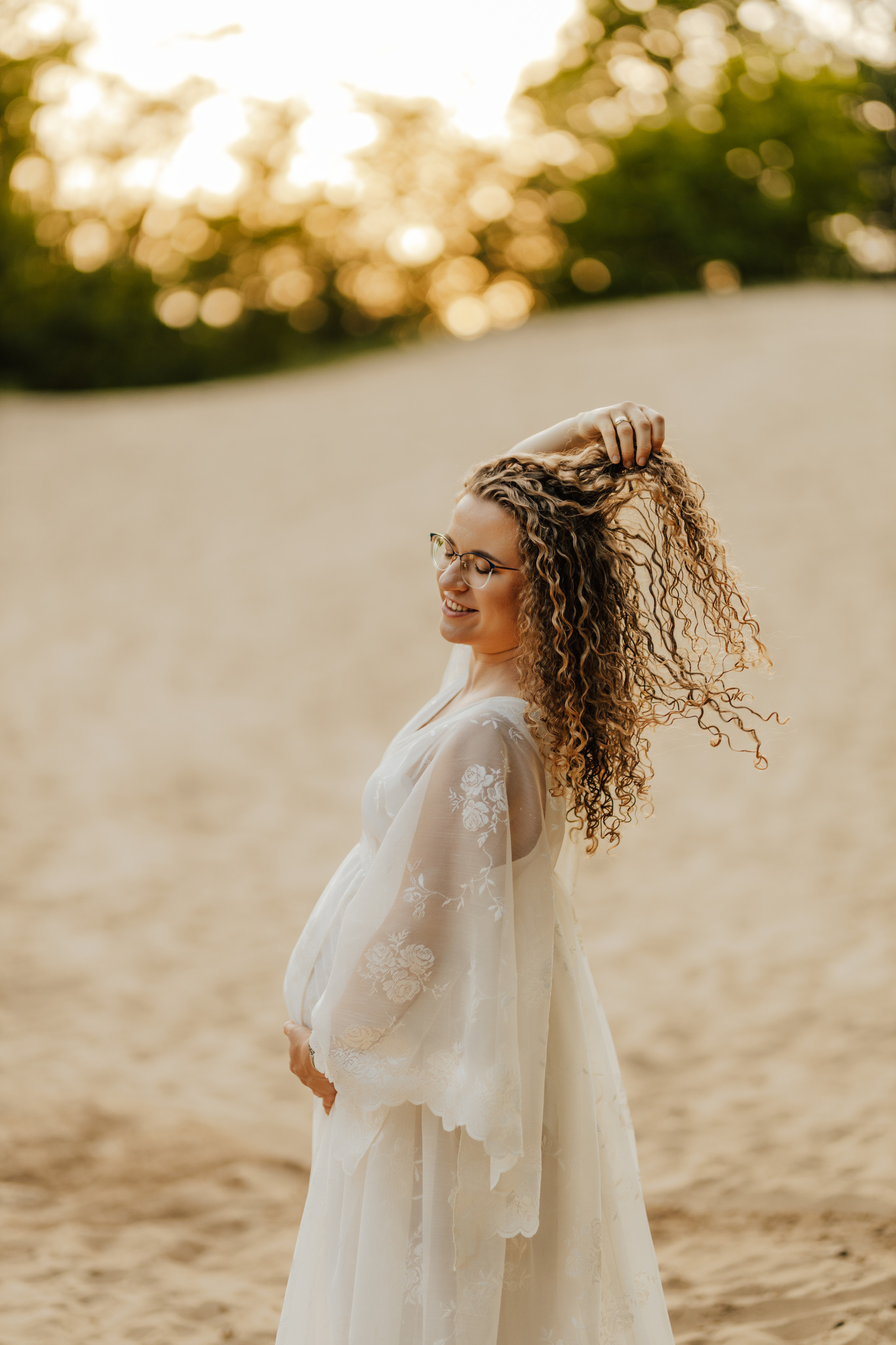 Sesja ciążowa Kasi. Fotograf Siedlce