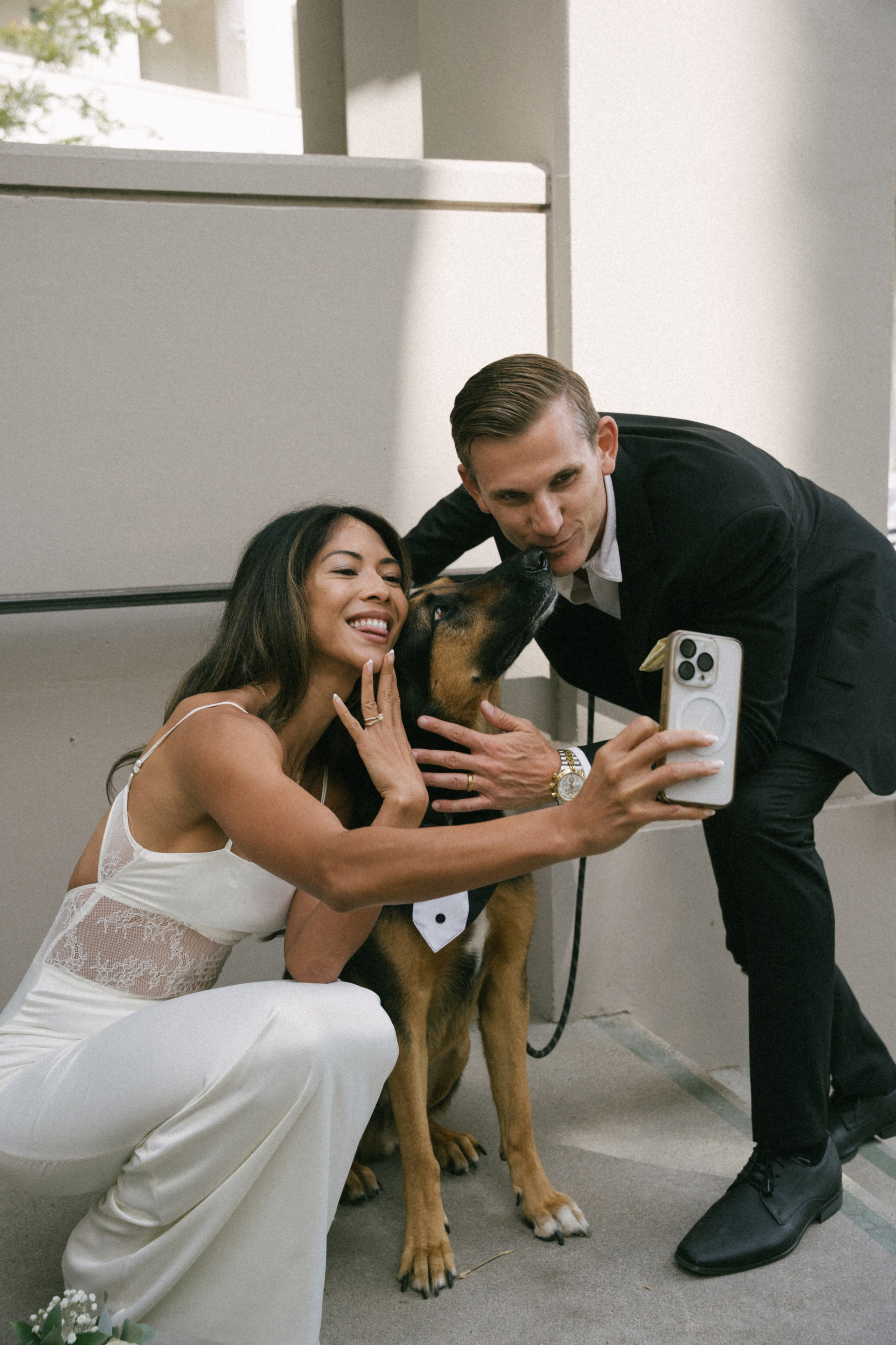 Jamie & Gareth. Beverly Hill Courthouse Wedding. Santa Monica based photographer Kristina Vasilenko