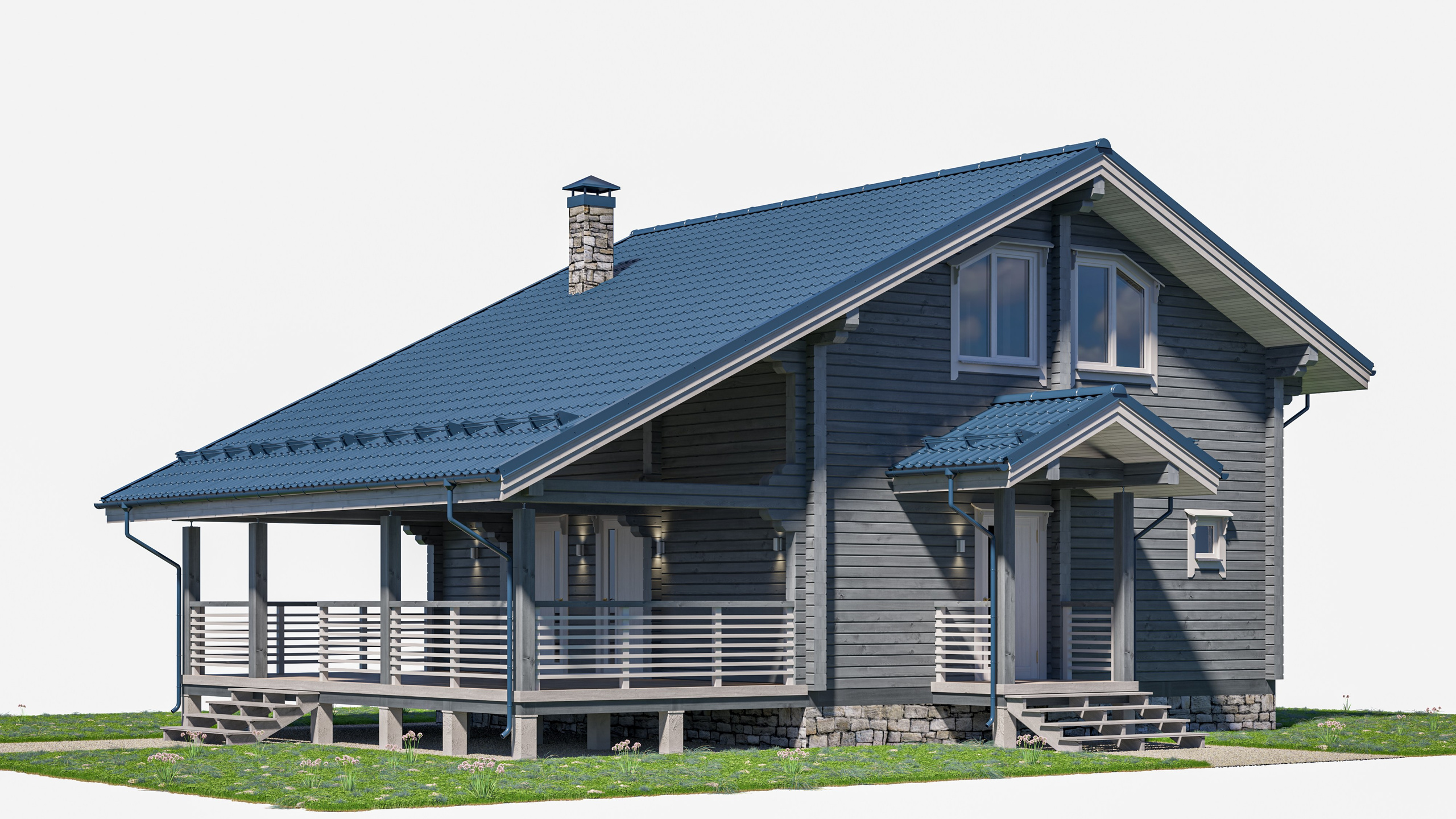 Визуализация на белом фоне. Дизайн и визуализация