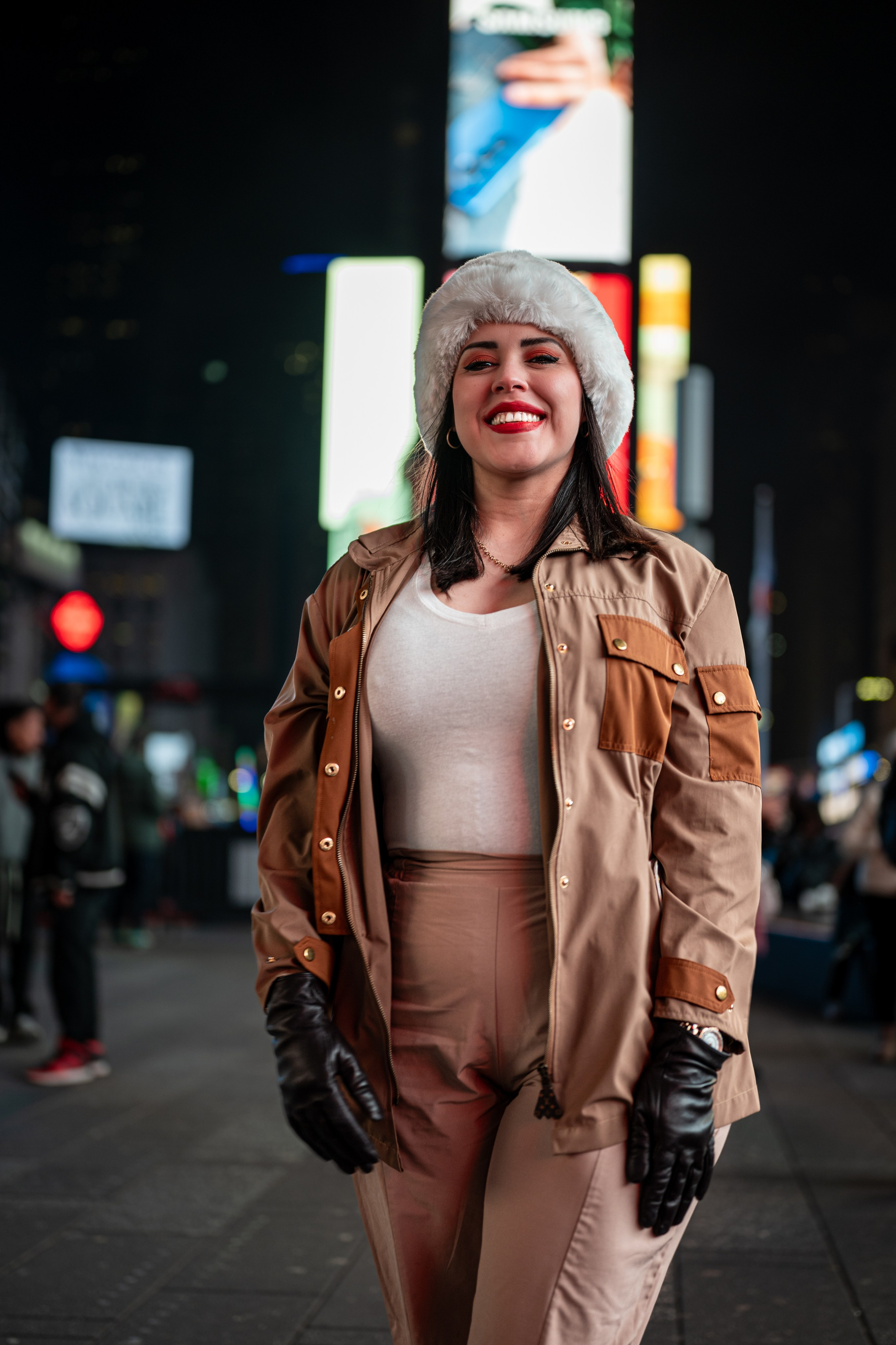 Times Square Night Photoshoot | NYC Street Portraits. Photography company in NYC — Sirius Proxima Photography