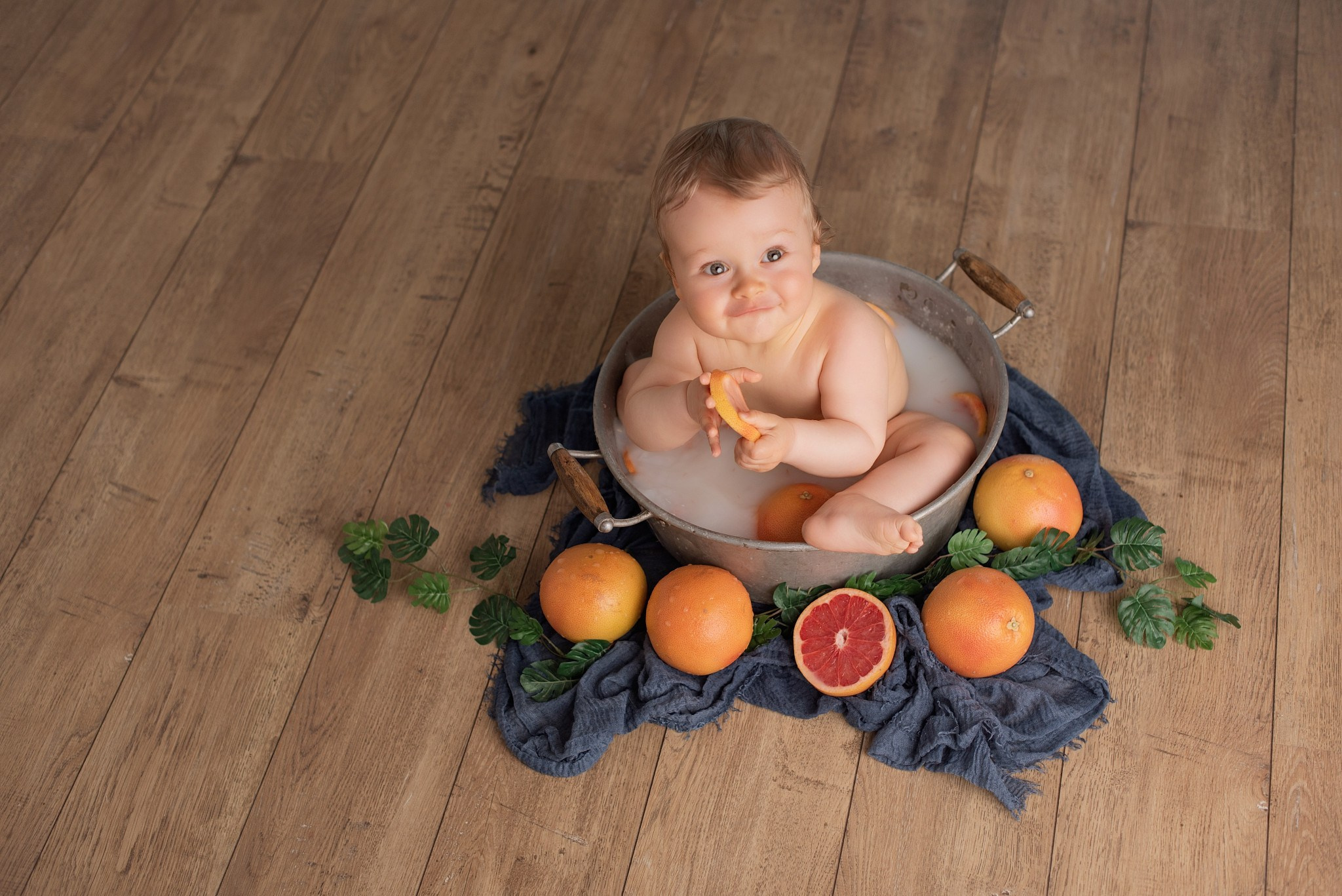 Photographe bébé bain du lait Arras