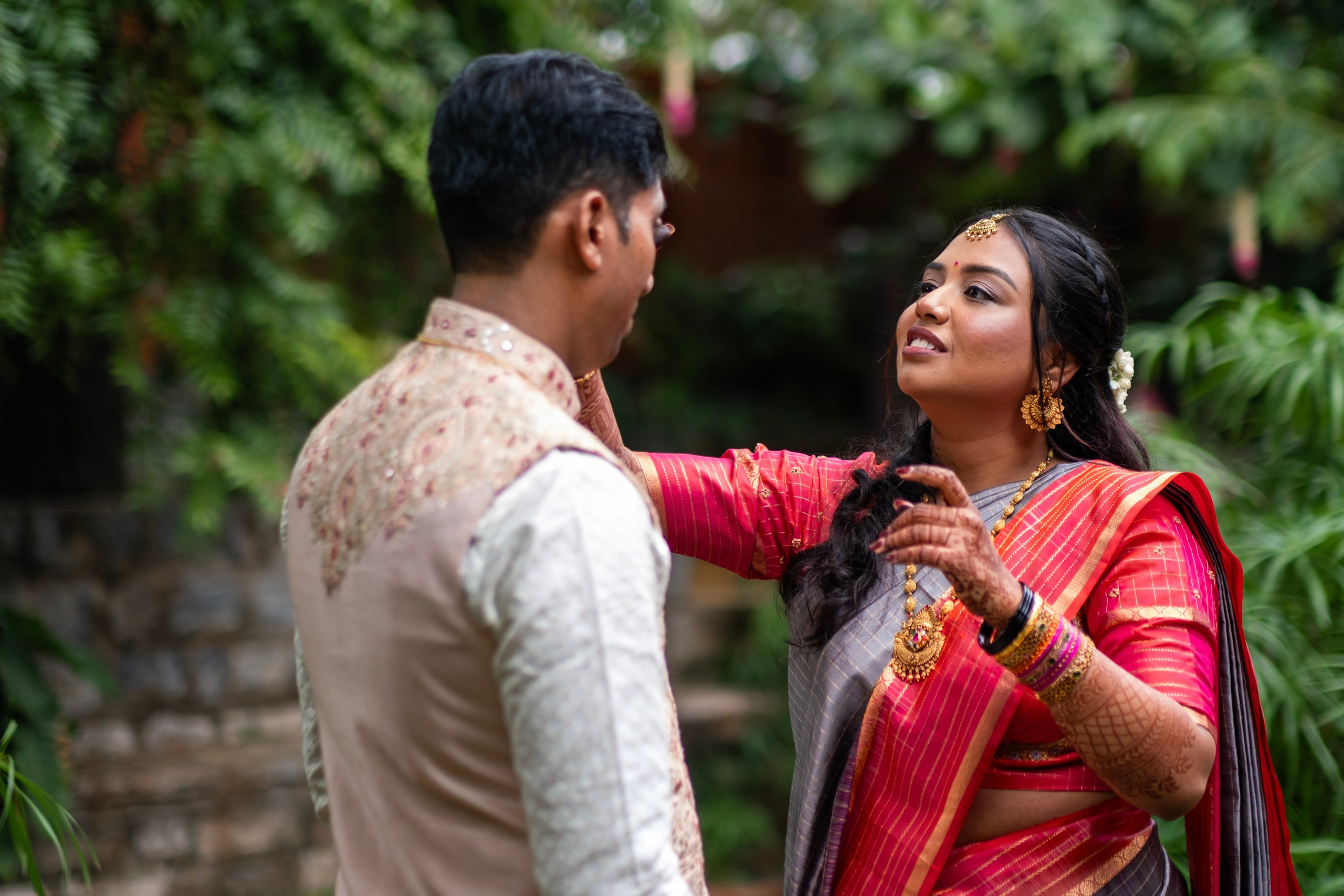 Anupaa & Reuben, Konkani Wedding at The Tharavadu Mane, Bangalore | Truly Yours