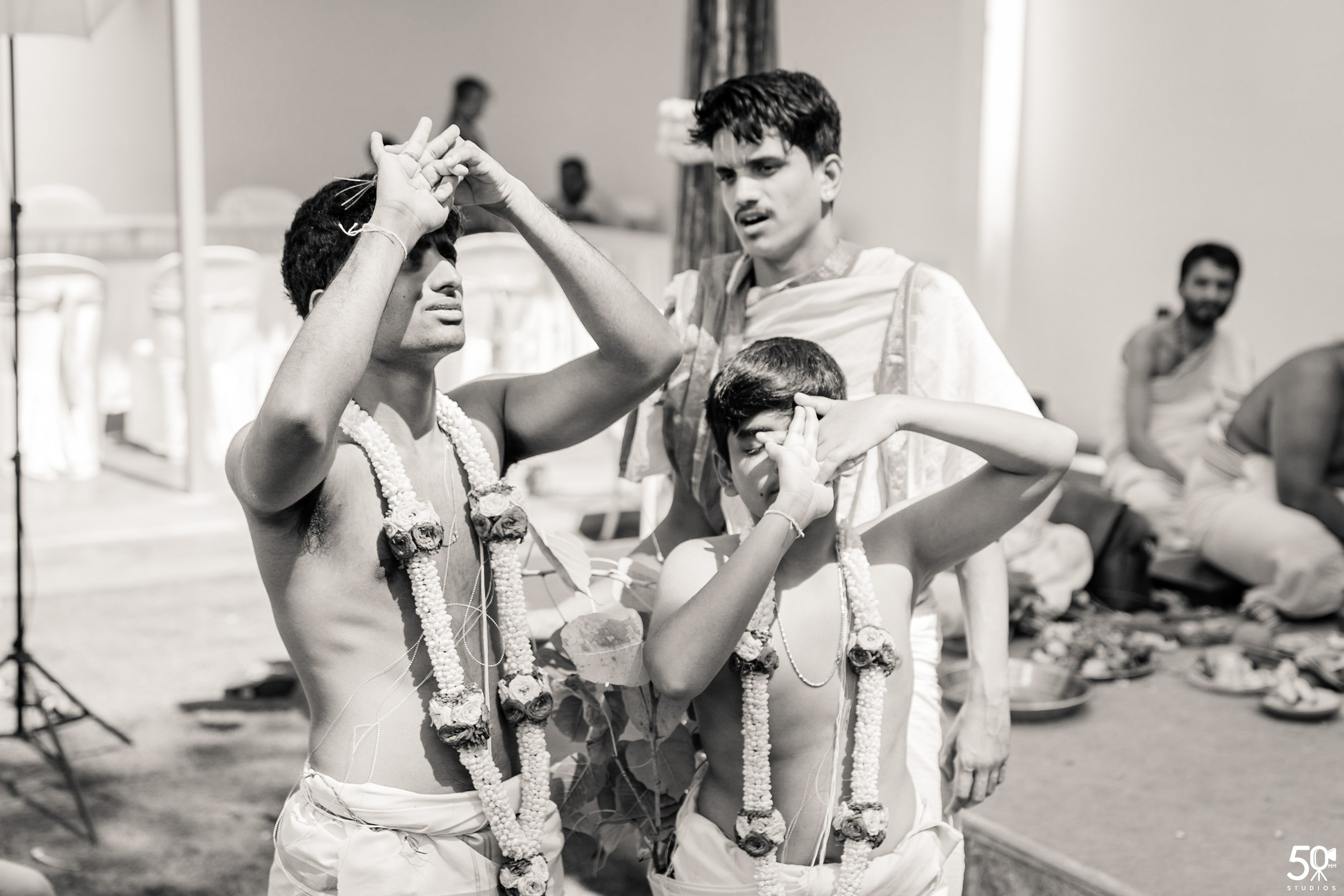 SANJAY AND SAKETH UPANAYANA. 50mm STUDIOS