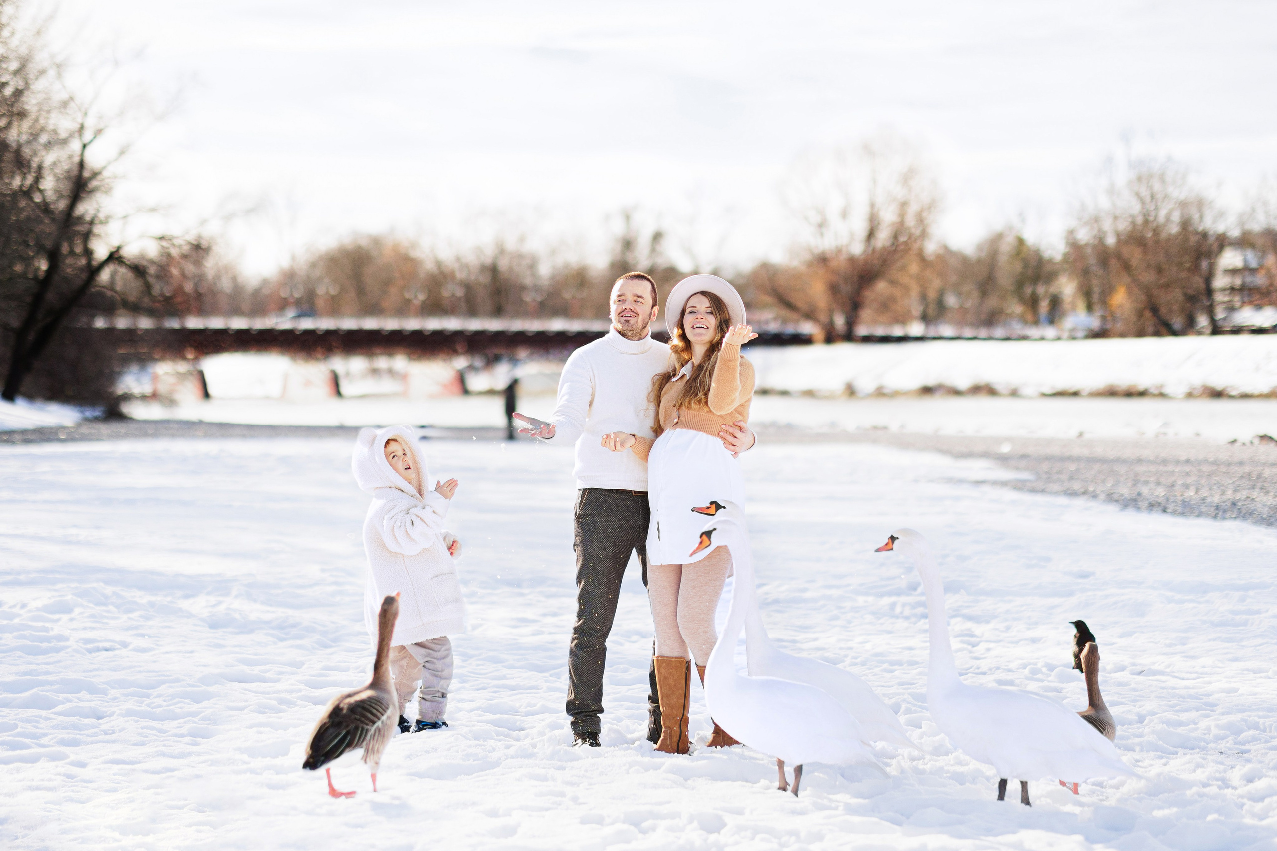 Belly and Swans. Family Fotografer in München und Umgebung