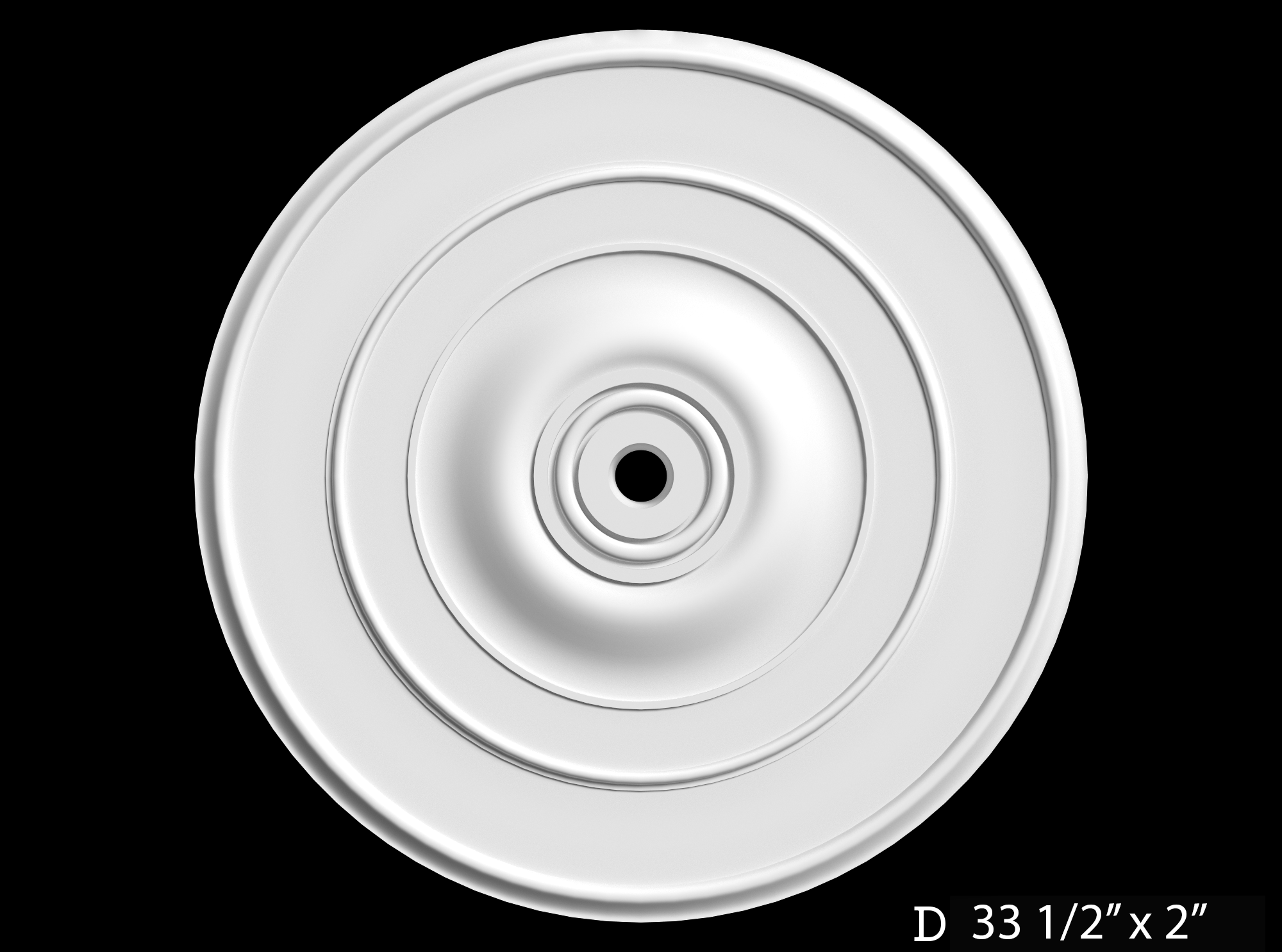 Medallions. Plaster molding