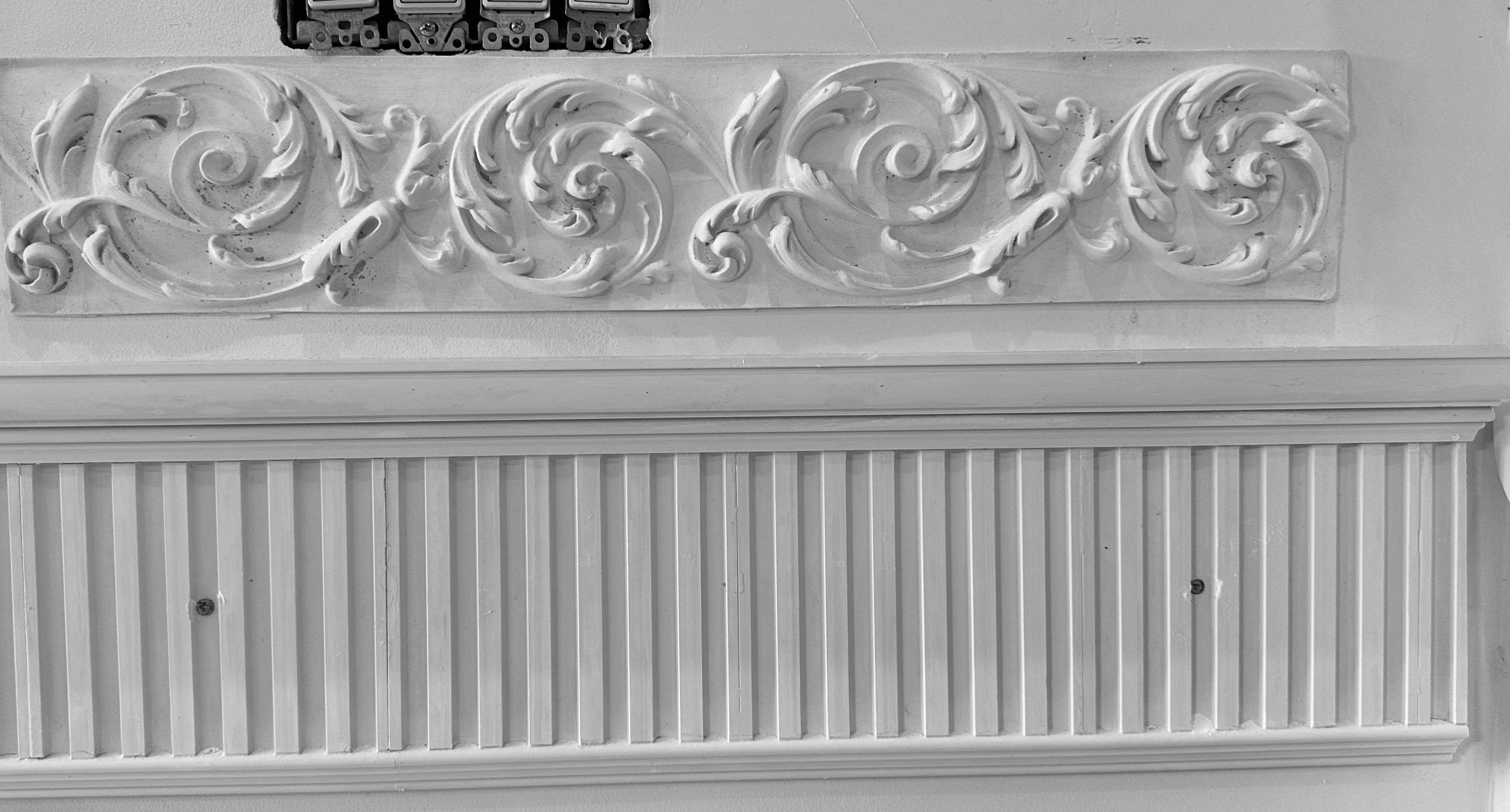 Panel Moldings. Plaster molding