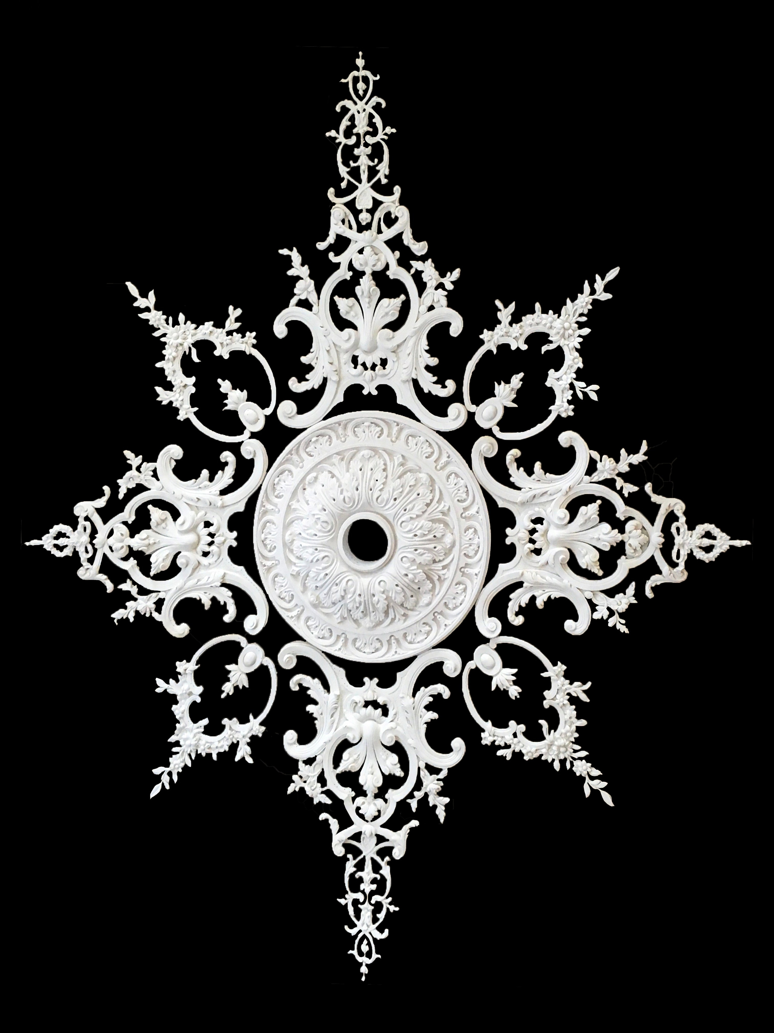 Medallions. Plaster molding