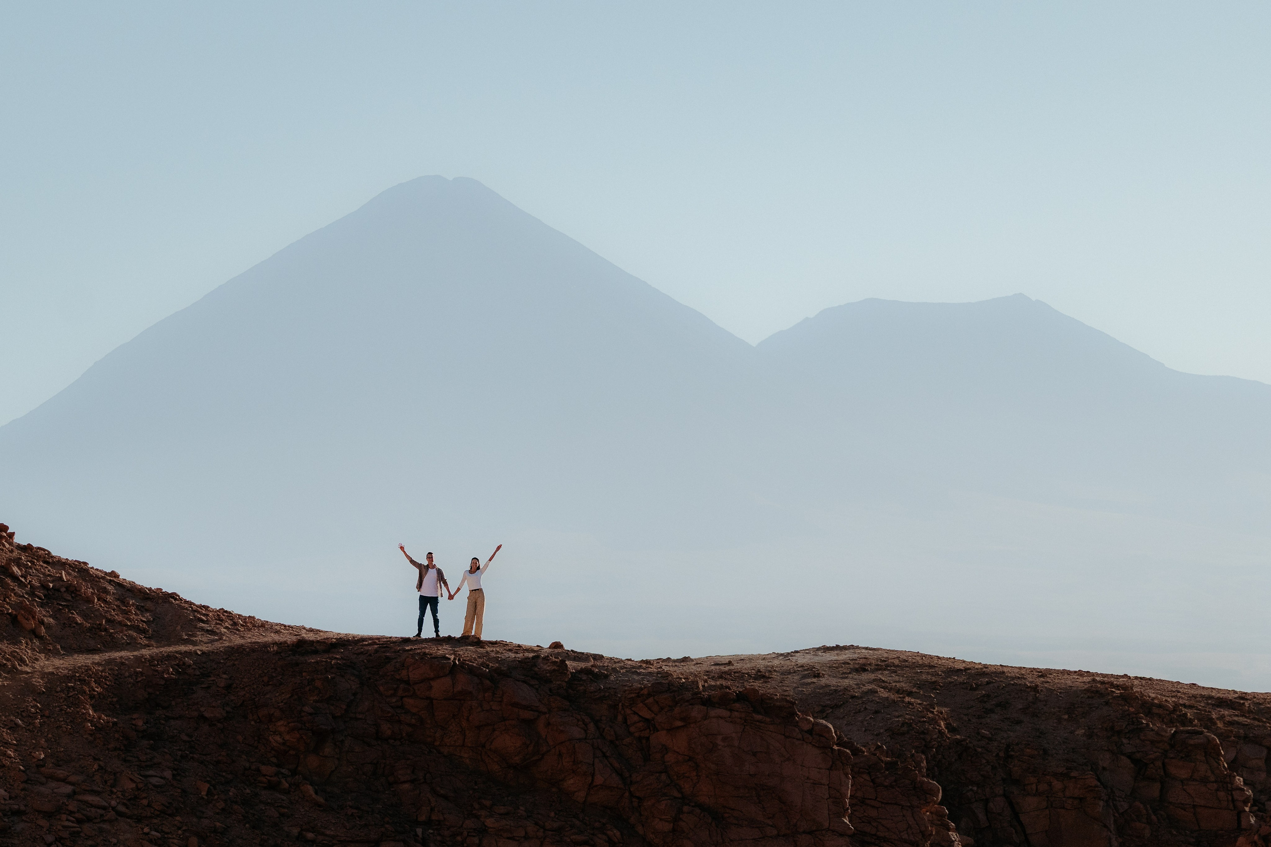 Sessão casual no Vale dos Cogumelos. Fotógrafo em San Pedro de Atacama