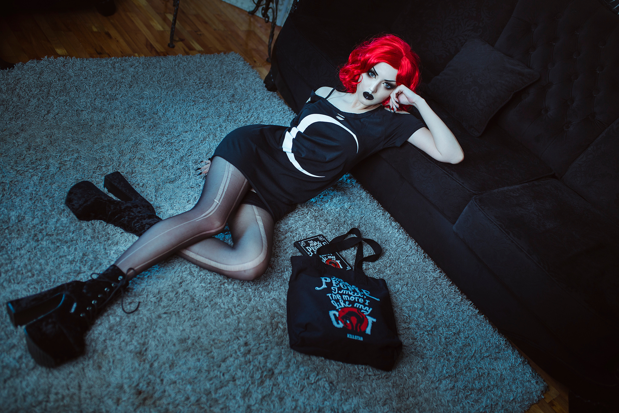 Obsidian Kerttu - alternative Serbian model WGT, Gothic. Mark Smilyanic | Portretni boudoir fotograf iz Beograda