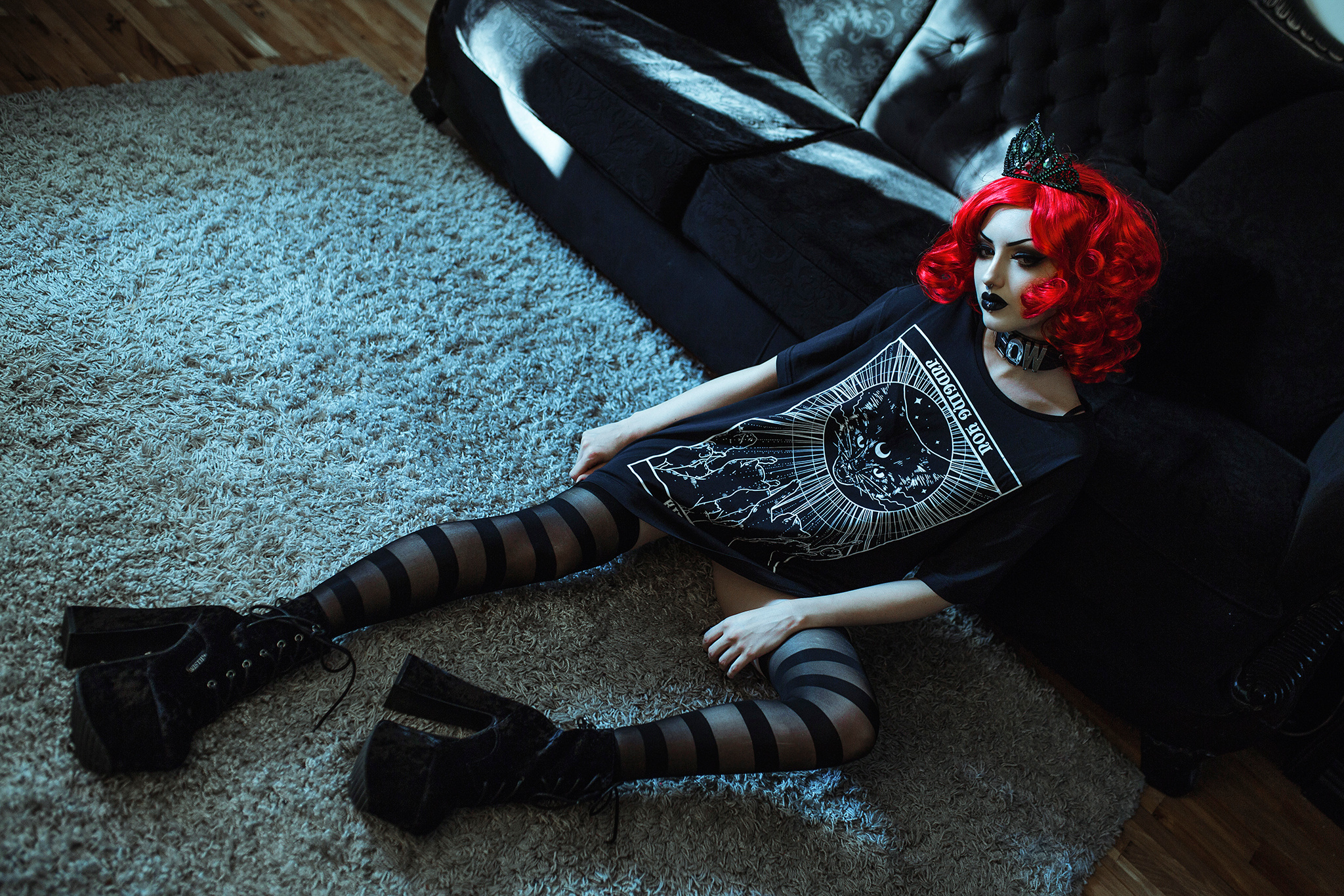 Obsidian Kerttu - alternative Serbian model WGT, Gothic. Mark Smilyanic | Portretni boudoir fotograf iz Beograda