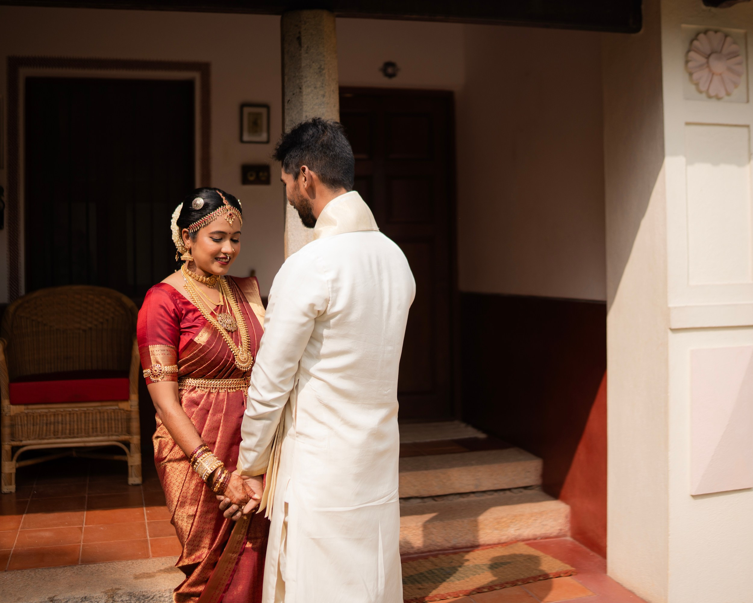 Samyuktha & Manoj, Tamil and Telugu Wedding at Angana Courtyard, Bangalore | Truly Yours