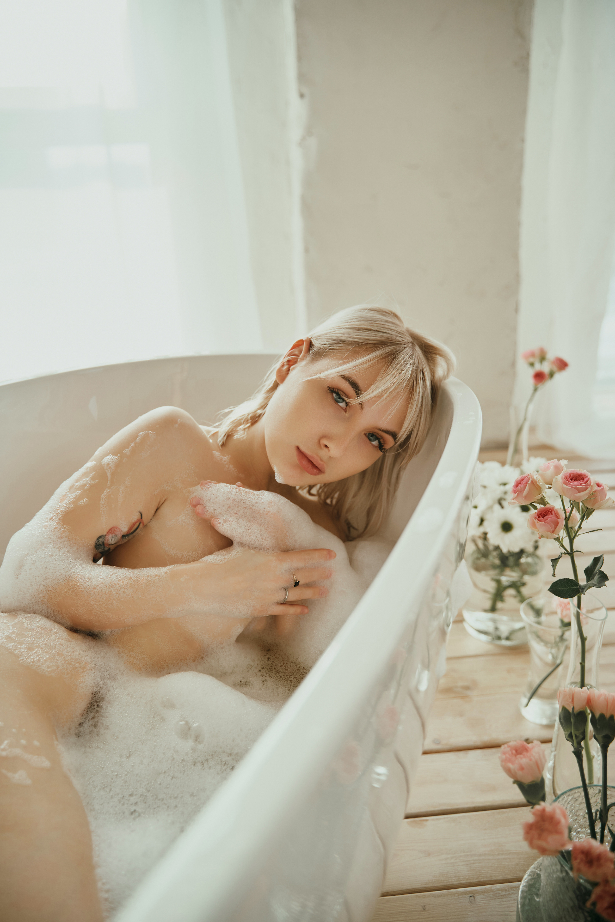 Катя. Цветы. Фотограф в Барселоне Жанна Захарченко