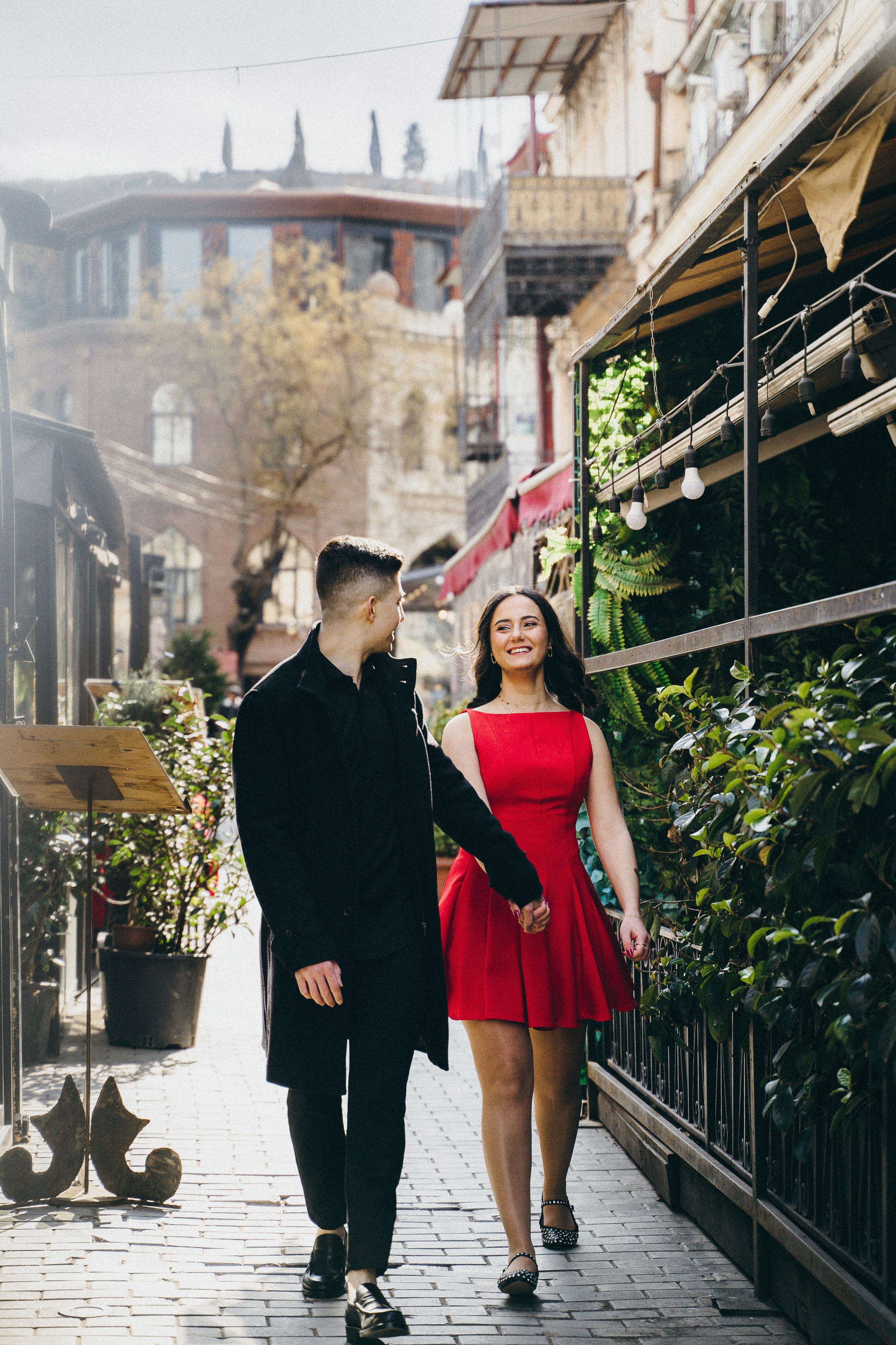 Girl in red. Photographer and travel-blogger Aleksandra Gritsenko