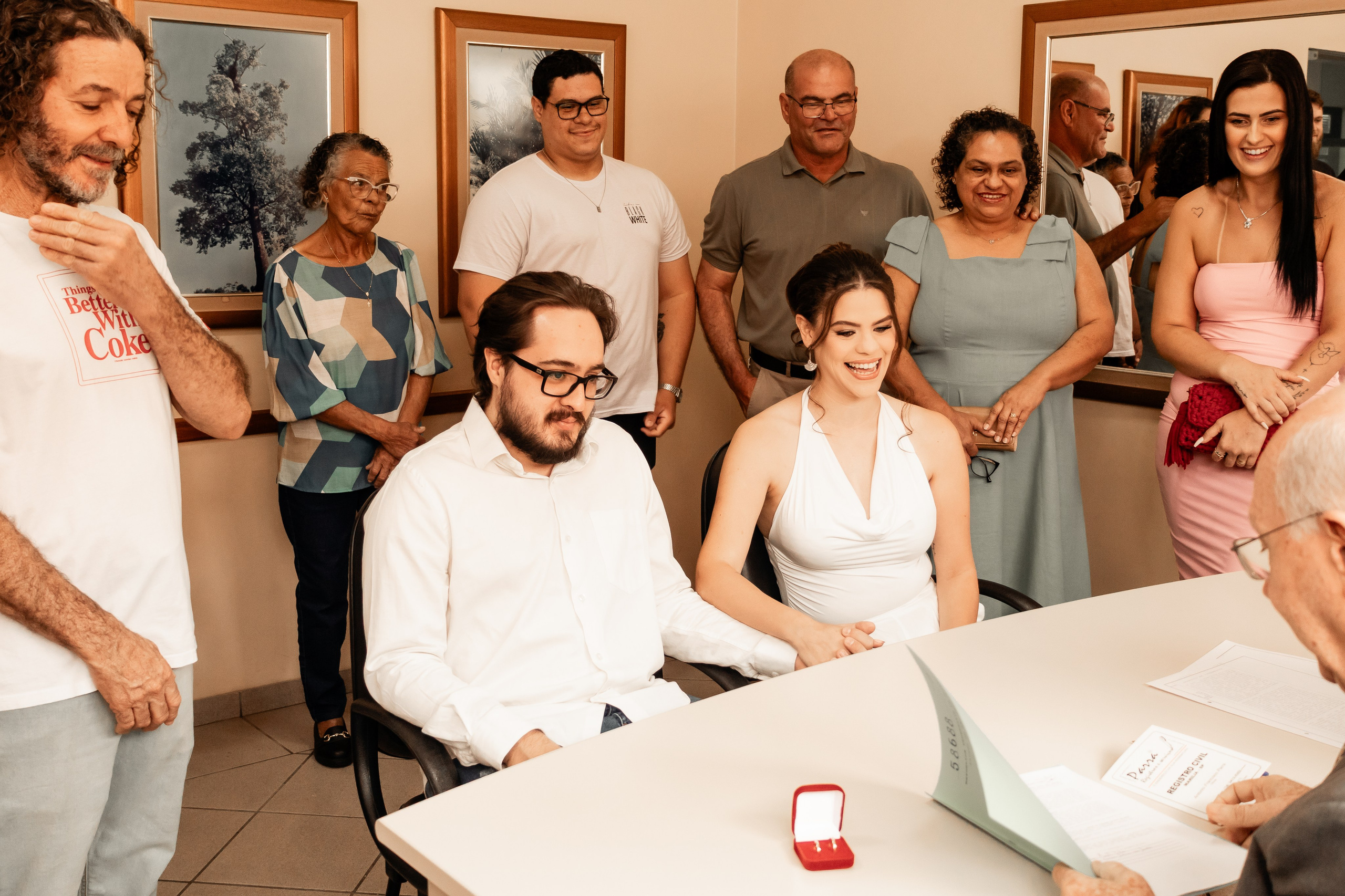 Civil de Teresa e Vinivius. Fotógrafa de casamento e festa infantis em Marilía, São Paulo