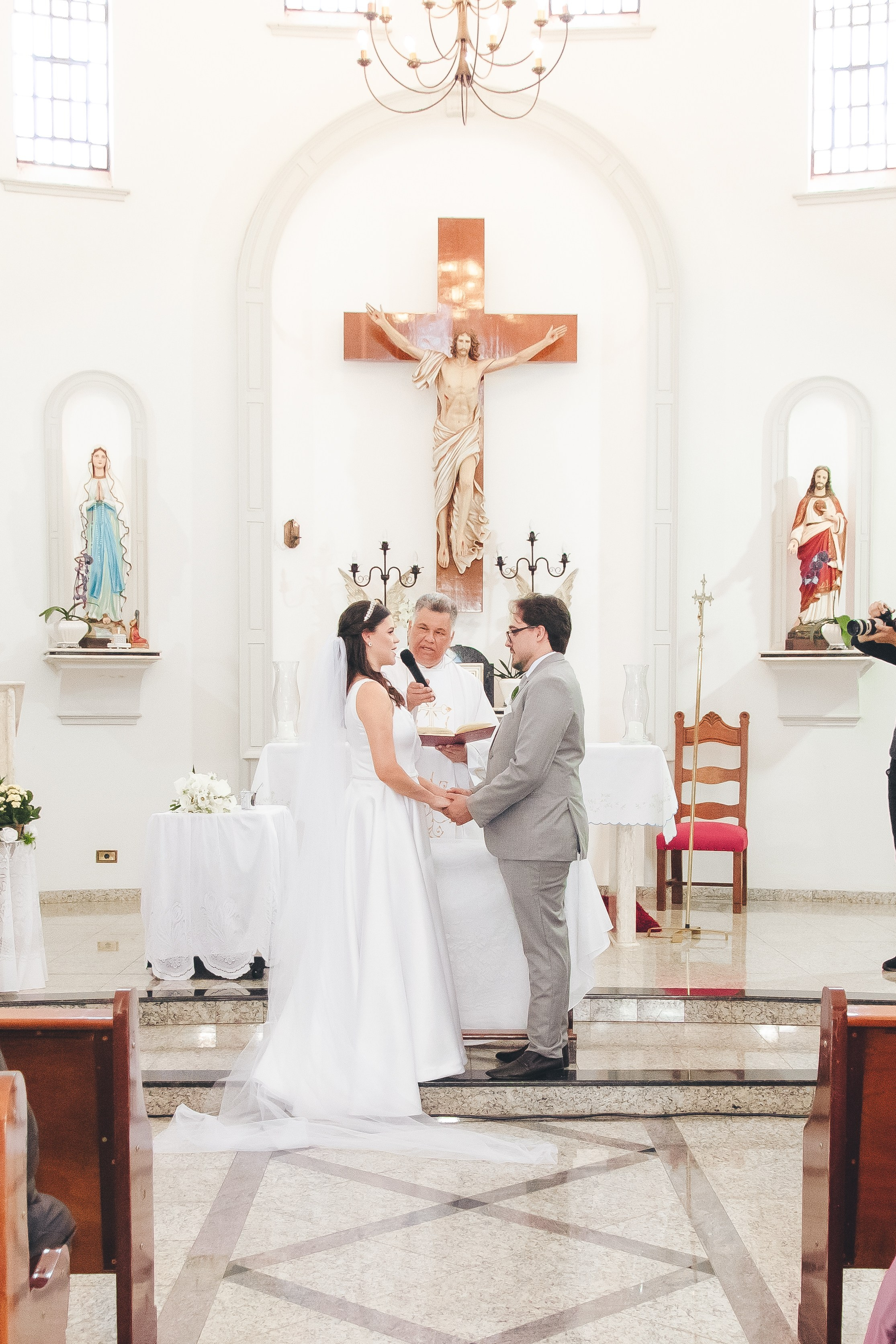 Maria Teresa e Vinicius — Religioso. Fotógrafa de casamento e festa infantis em Marilía, São Paulo