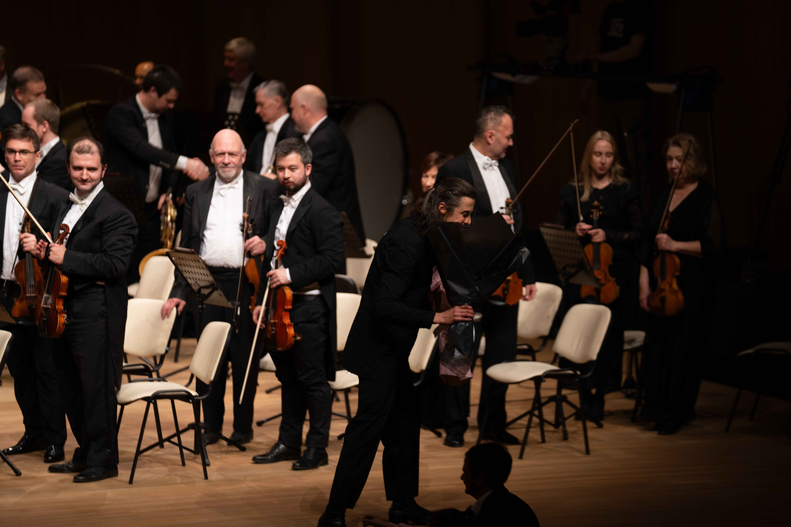 The Tchaikovsky Academic Grand Symphony Orchestra in Baku. Wedding&Event photographer Ismail Rzayev in Baku