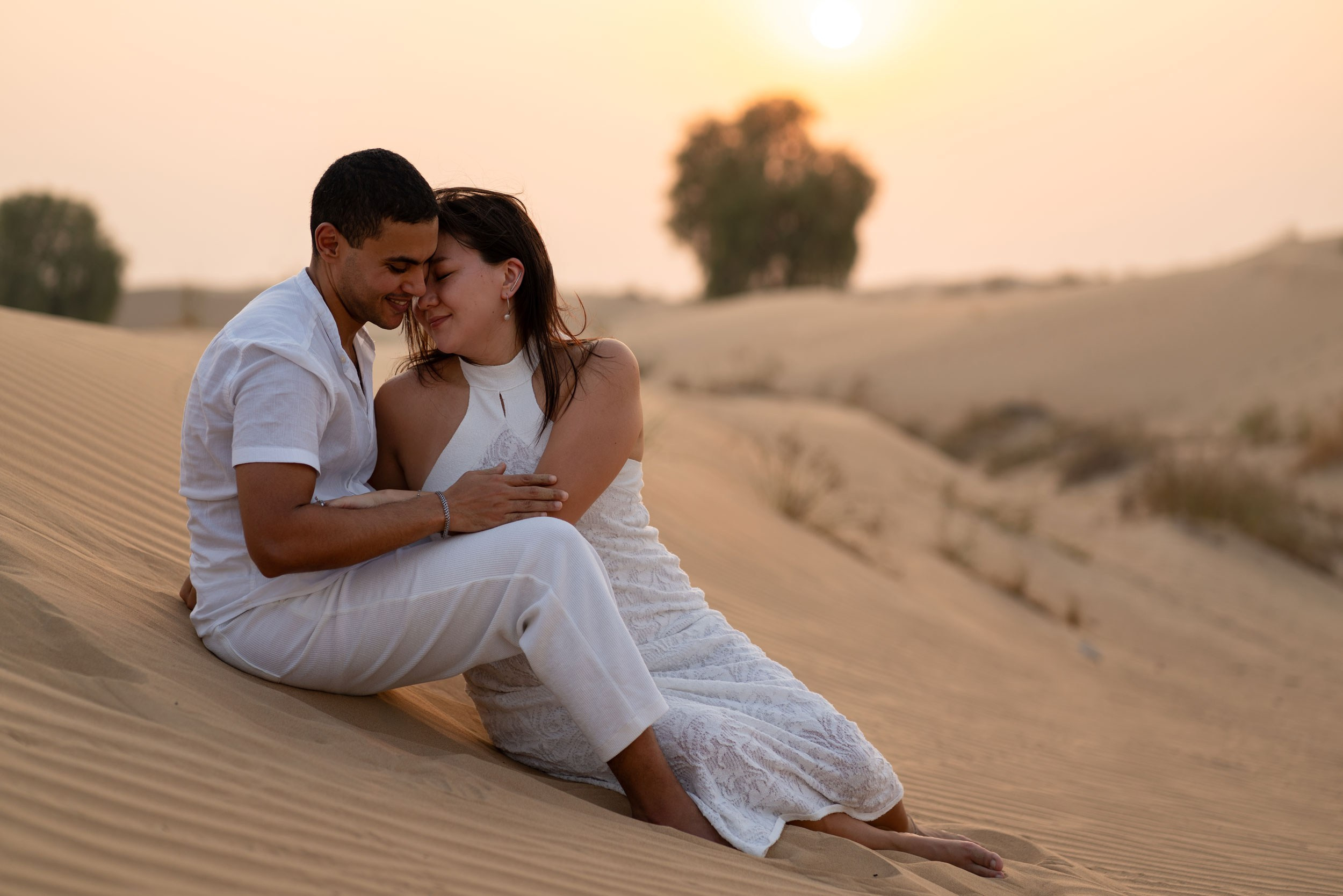 Sunset of Two Hearts. Angela Iakovleva — Family Photographer in Dubai