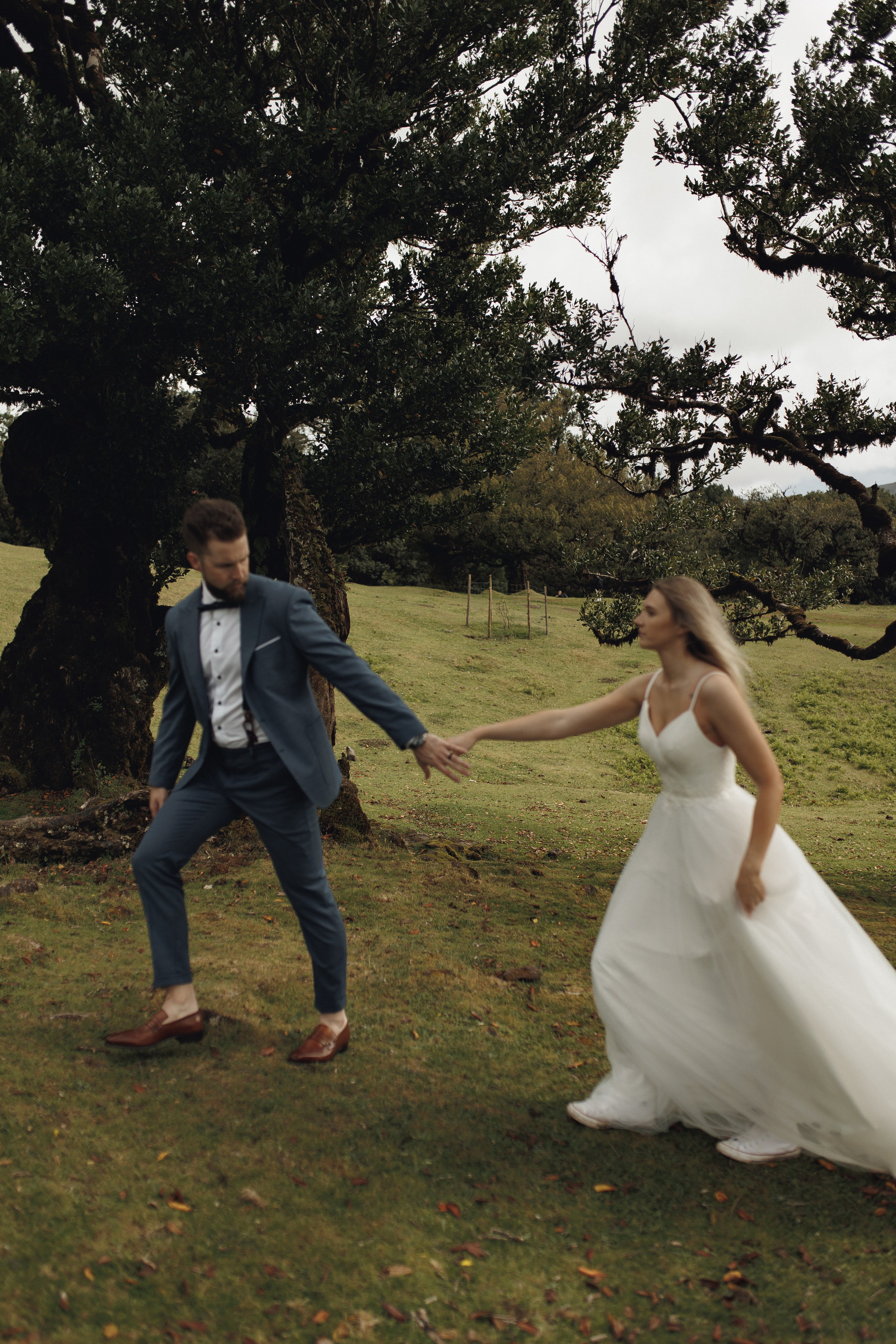 Elopement in Madeira | Mystical Forest of Fanal. Wedding photographer and videographer based in Timisoara, Romania