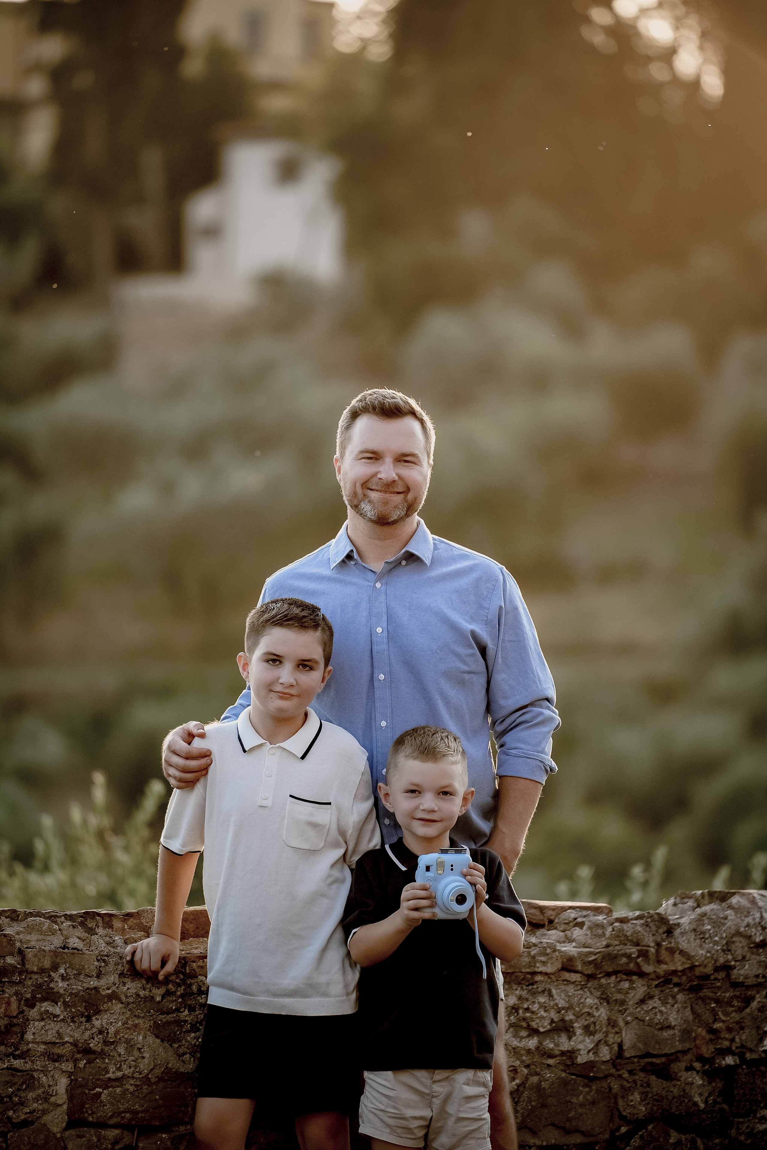 Mandy and Family. Wedding Photographer in Italy