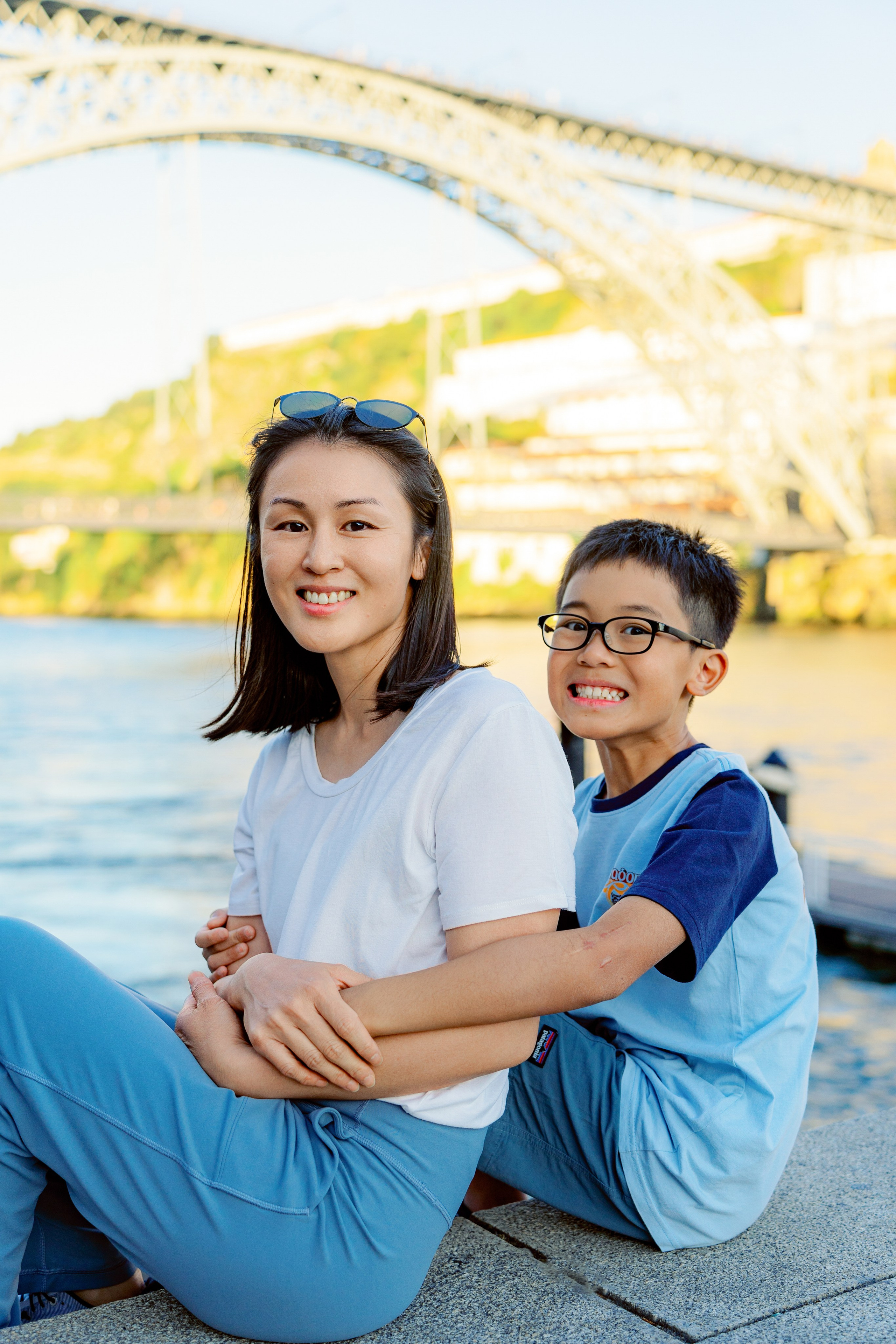 Мама и сын в Порту. Фотограф в Португалии Полина Готовая