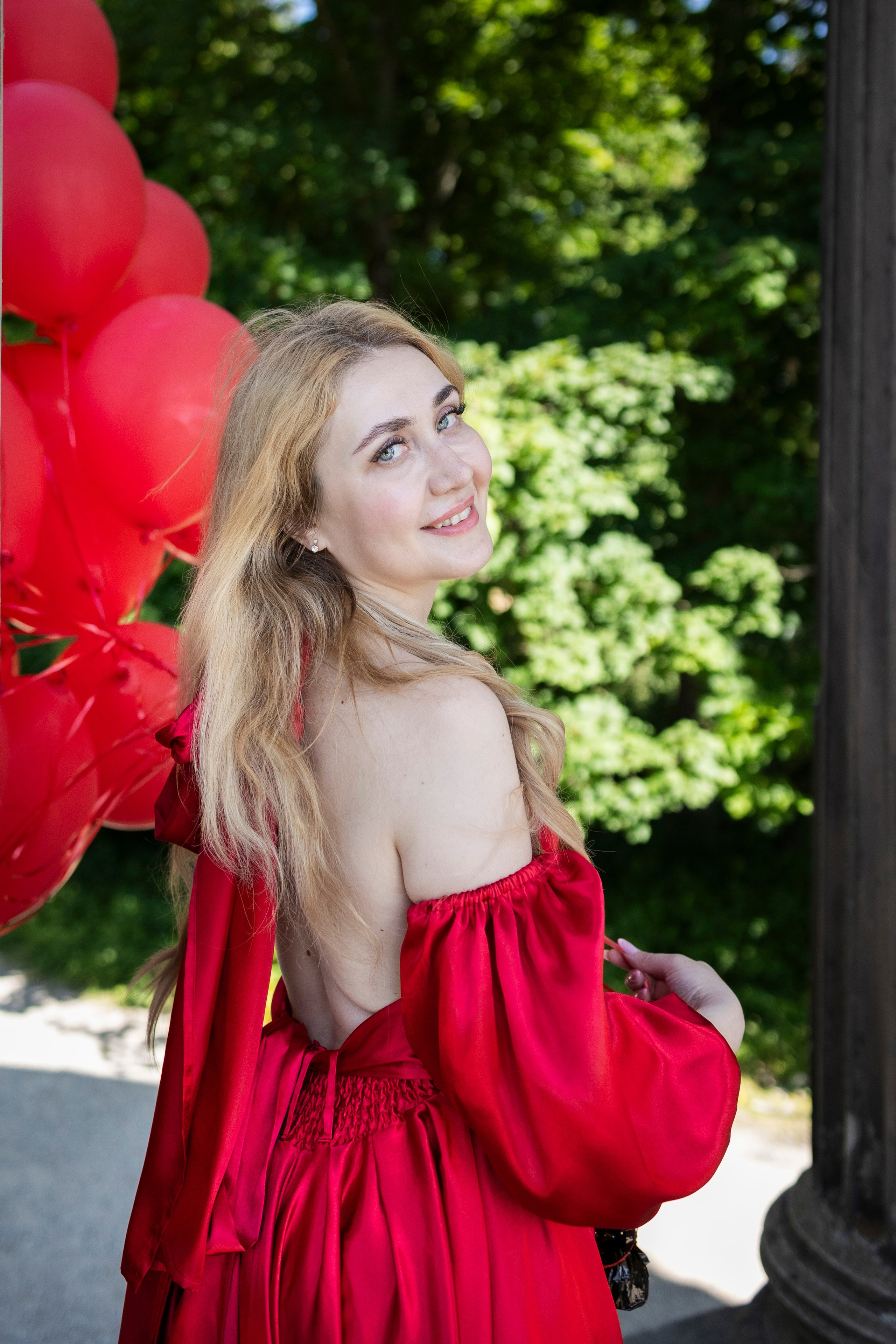 Shopoting with balloons. Photographer in Munich