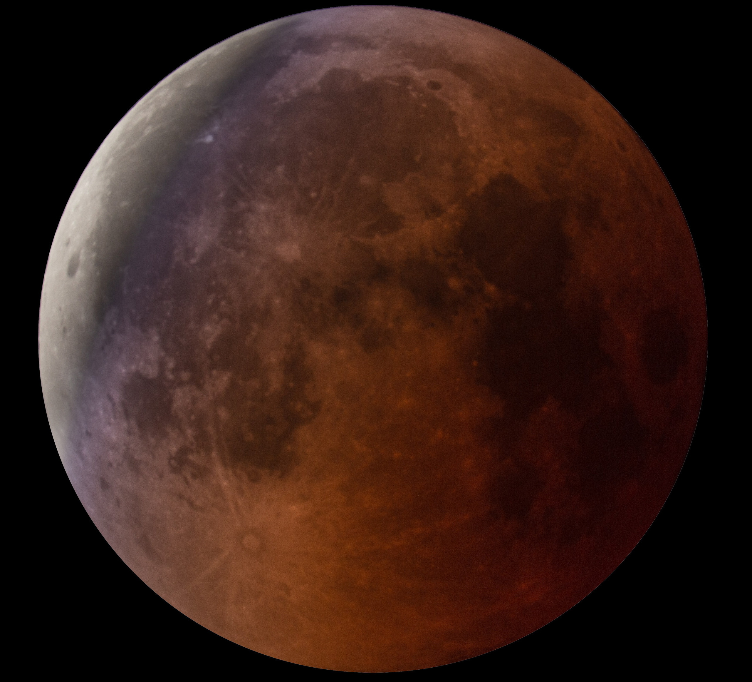 Qanlı Ay — Ay tutulması. Həvəskar Astronomlar Cəmiyyəti — Astronomy.az