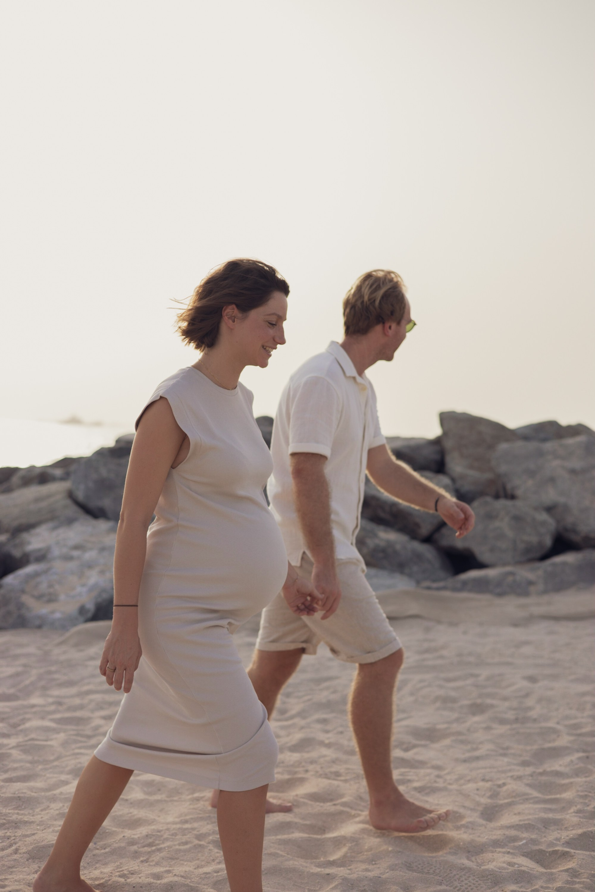 Maternity Session — Beach. Family Photographer in Dubai