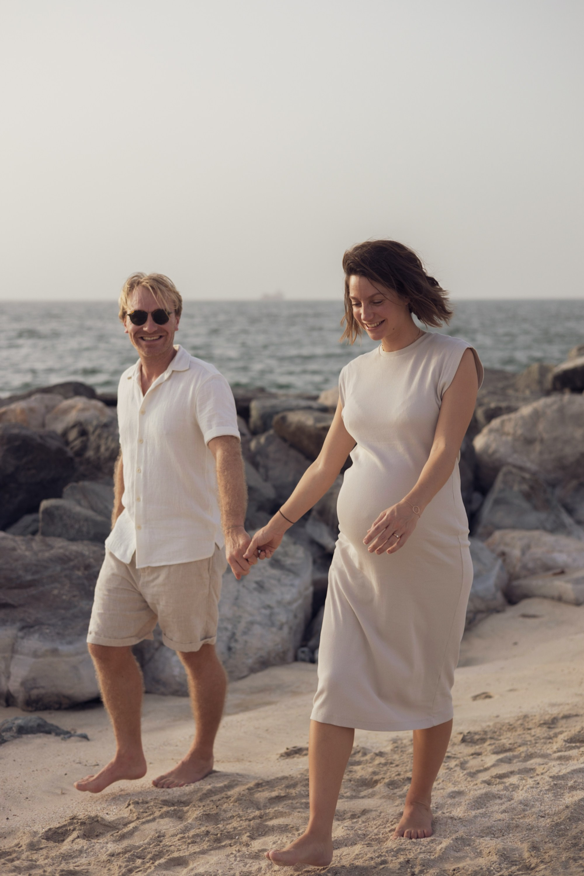 Maternity Session — Beach. Family Photographer in Dubai