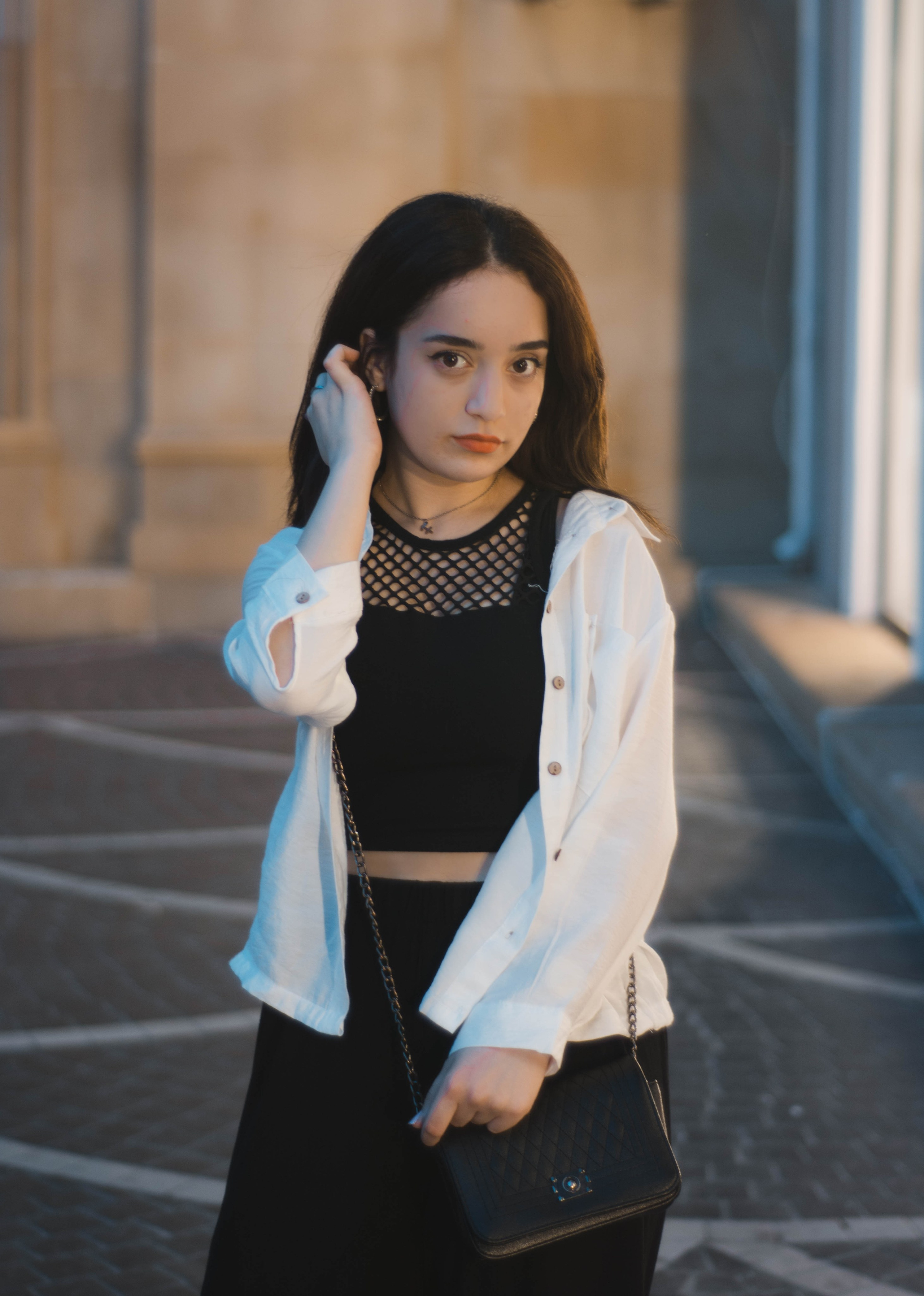 Lana axşam çəkilişi. Fotoqraf Vəli Məmmədov