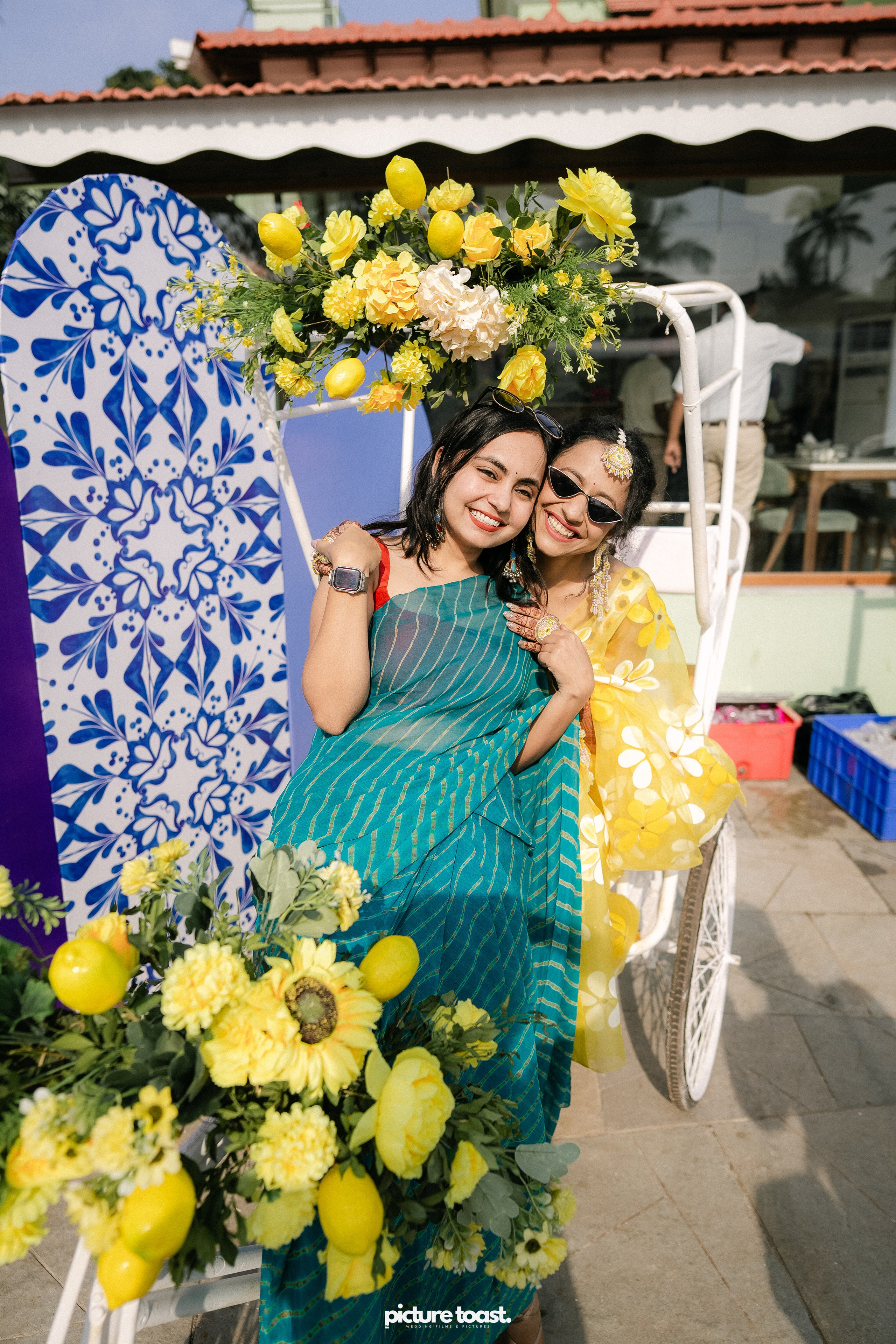 Haldi Hues Ft. Baebie & Goyal. Fine art Wedding Photographers in India & Canada