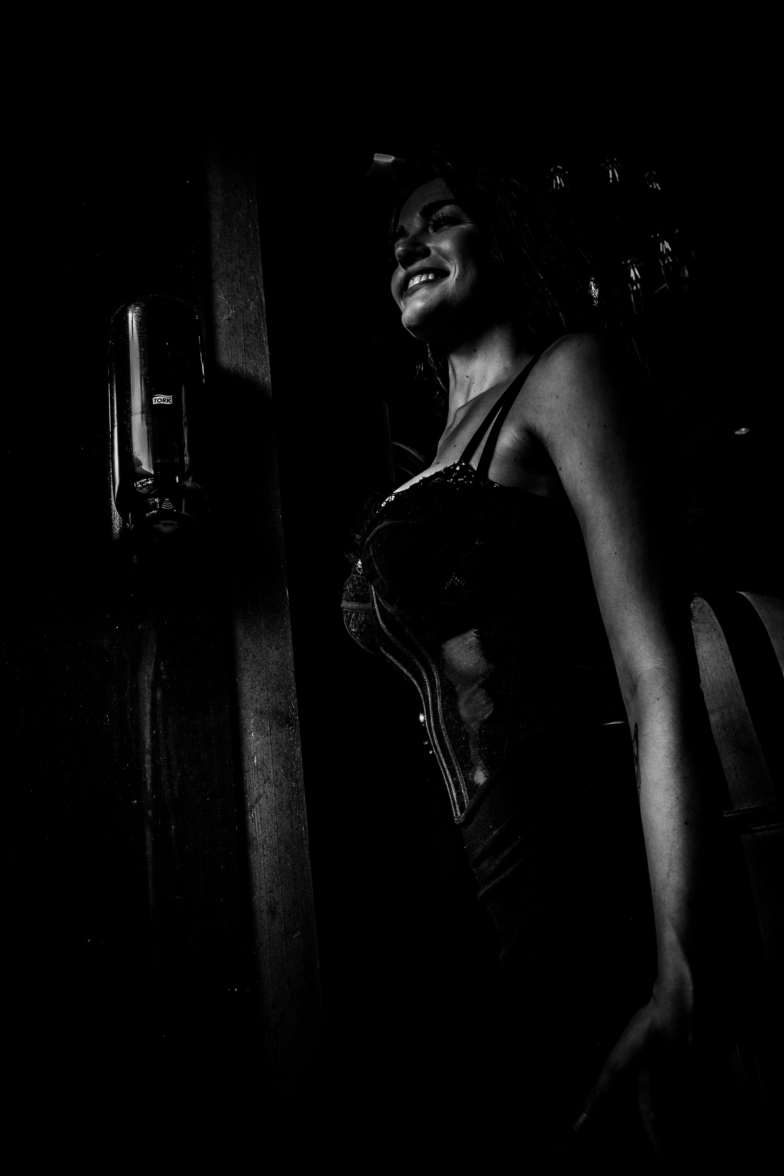 Burn Black and White Series. Out and About 239