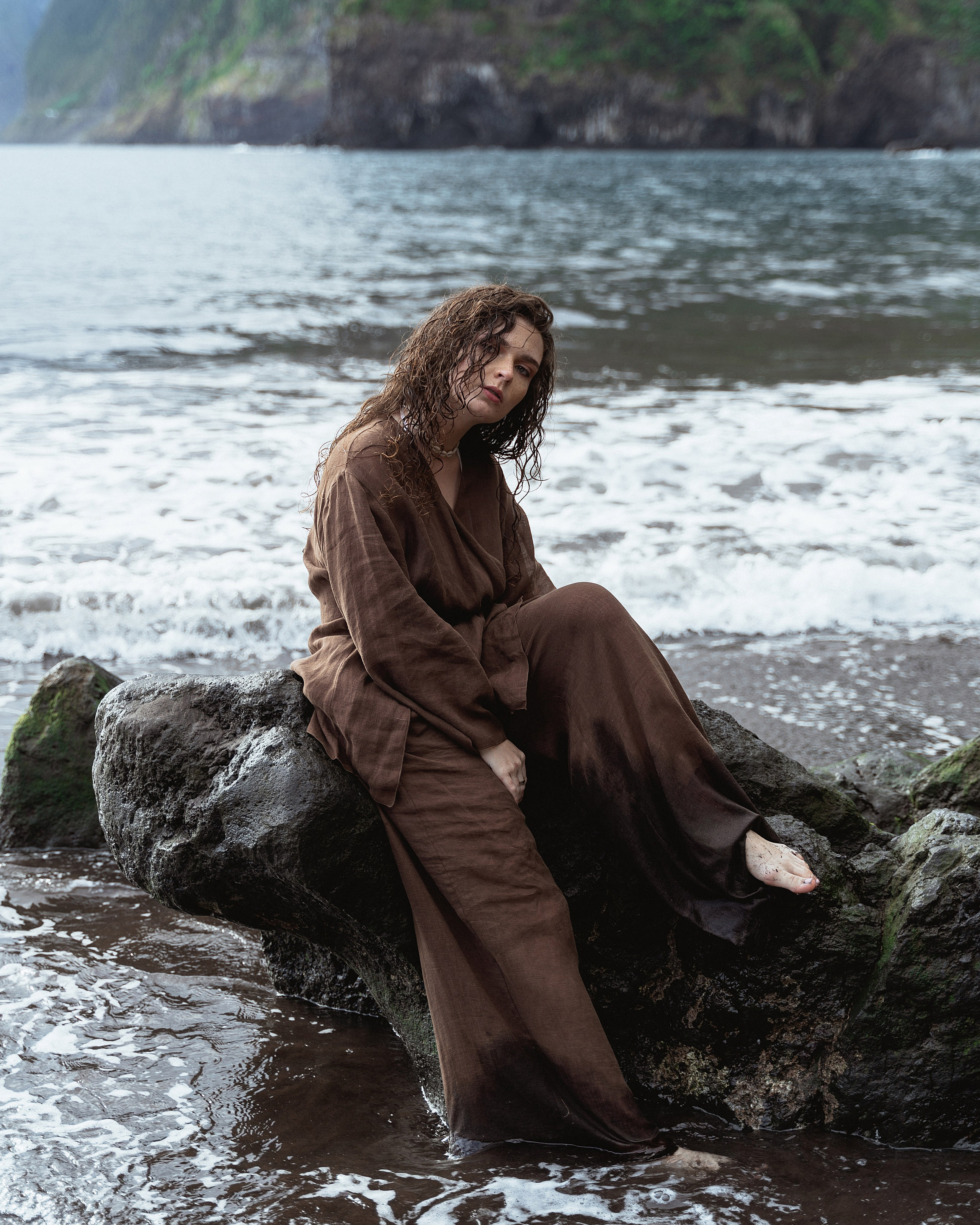 Misty Beach Portraits with Anita at Seixal | Madeira Photographer. Your photographer in Madeira