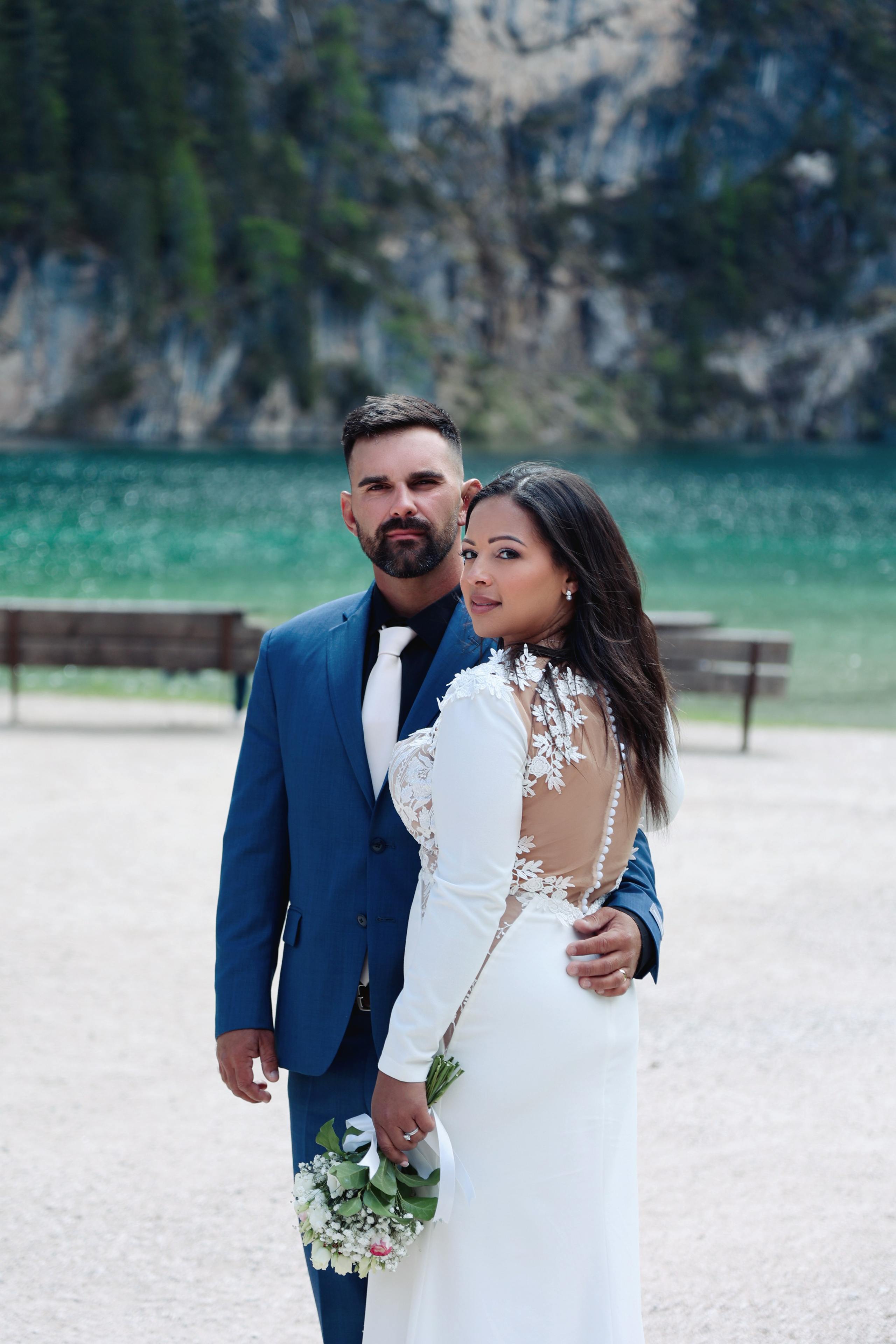 wedding ceremony on Lake Braies