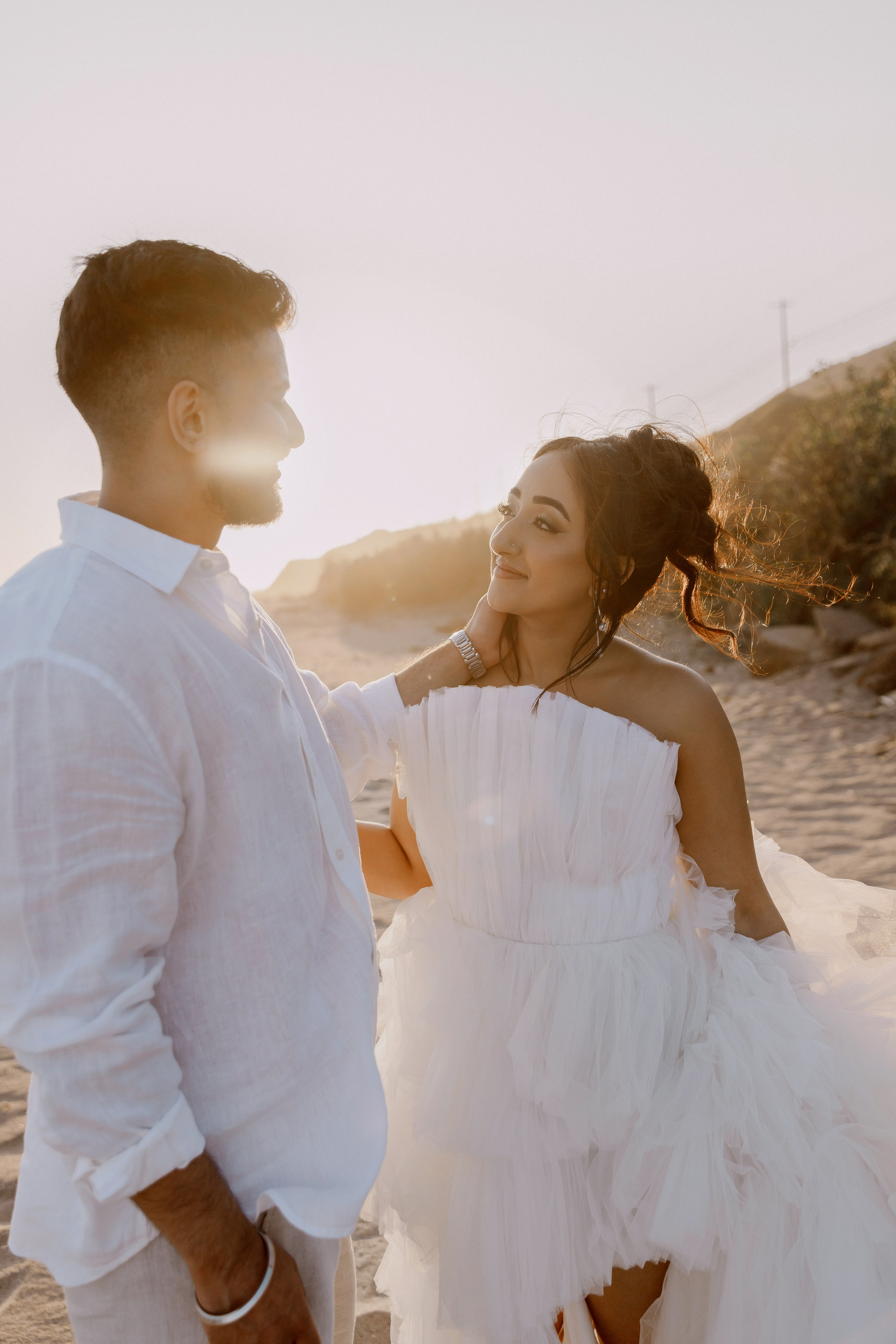 Engagement Photoshoot at Malibu Beach | Taya Frank. Southern California Family and Couple Photographer