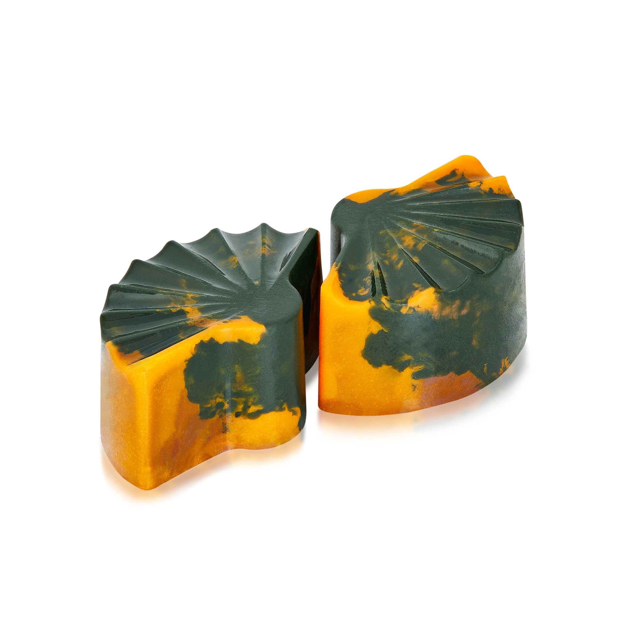 Artisan handmade chocolate candies by Shokomille, premium product photography on a white background, photographed by Roman Djuzev.