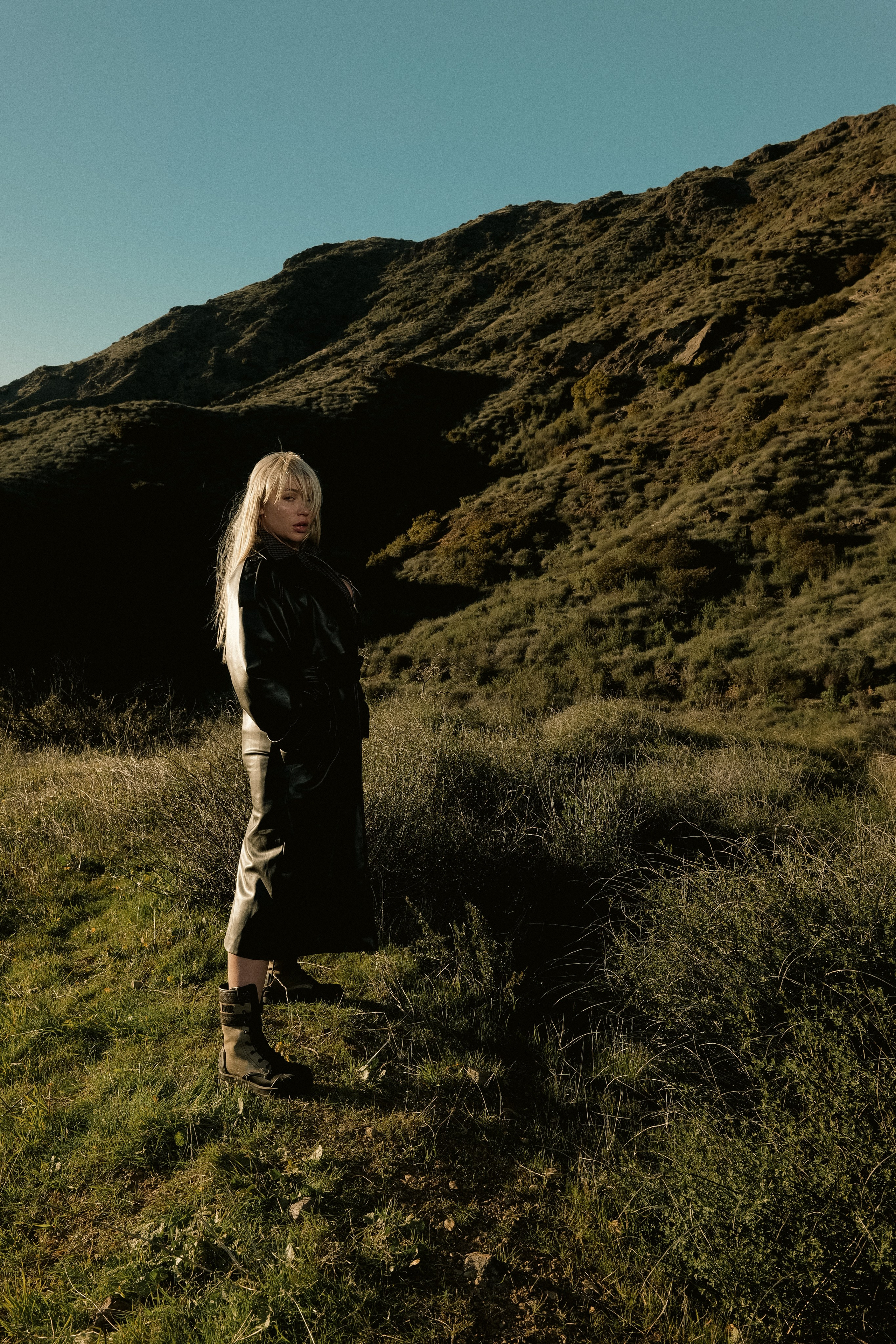 In the rays of the sun (CA). Photographer New York / Los Angeles