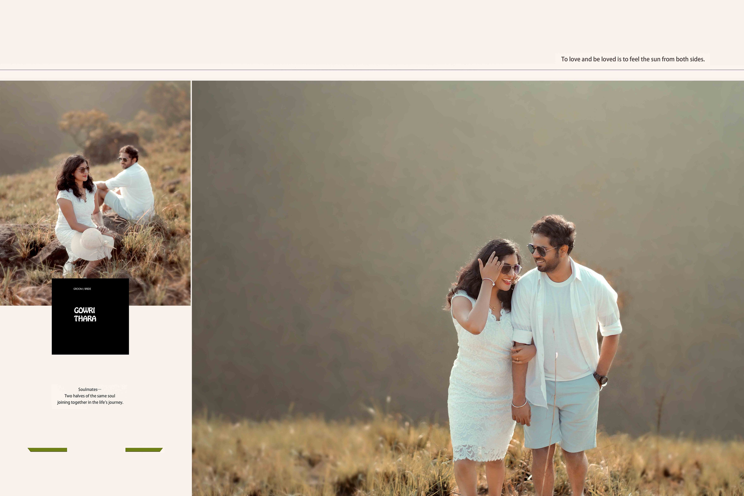 WEDDING ALBUM SHOWCASE. NTURE WEDDING