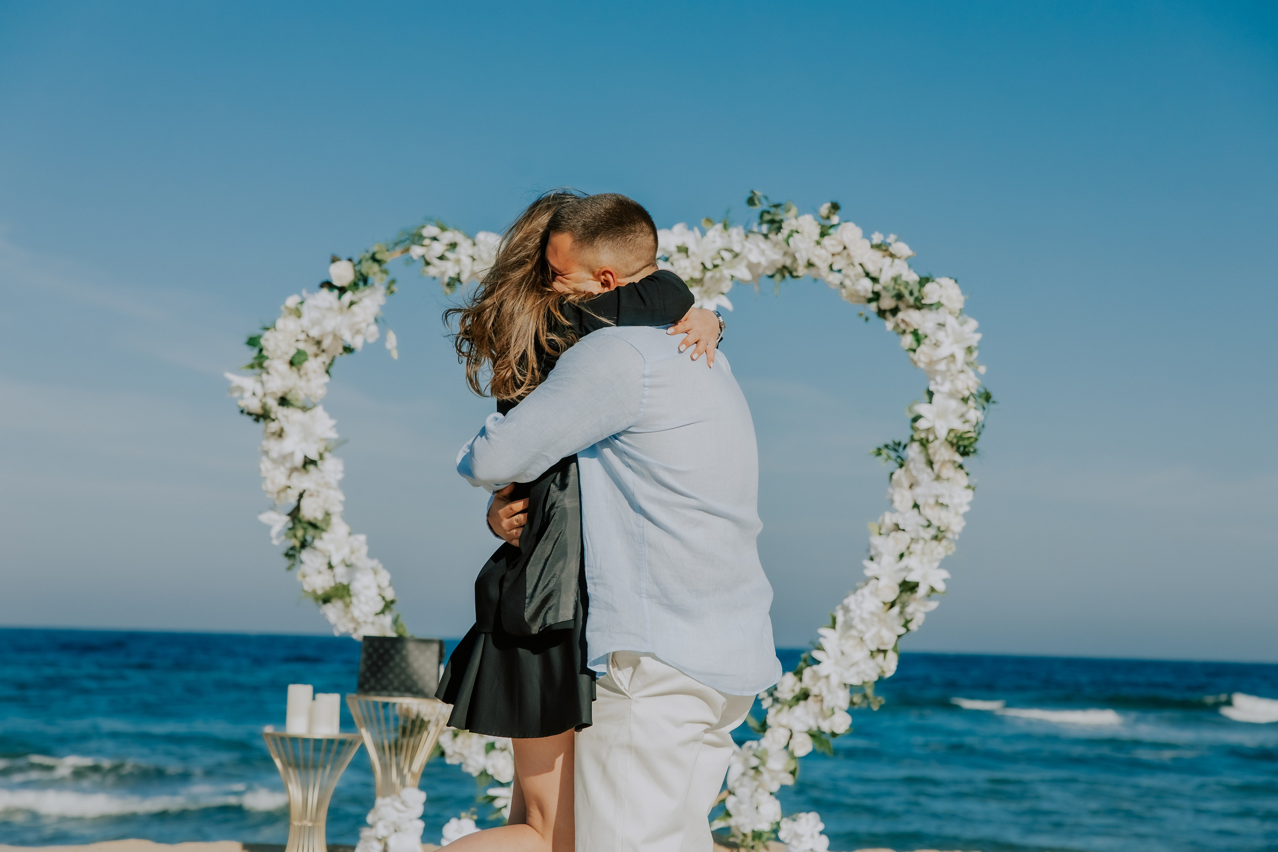 Годеж на плажа. Фотограф Ирина Йотова