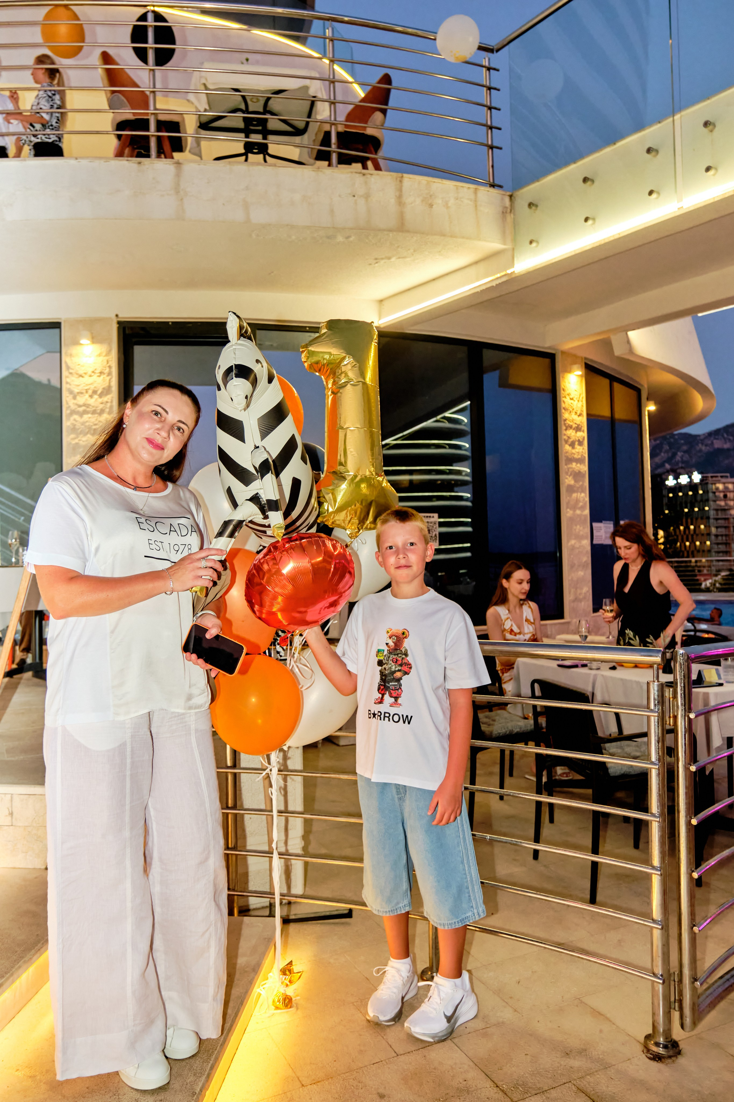 Photo report from the Zebra Restaurant’s birthday celebration. Becici, Montenegro. Photographer, photo artist Alena Novgorodtseva