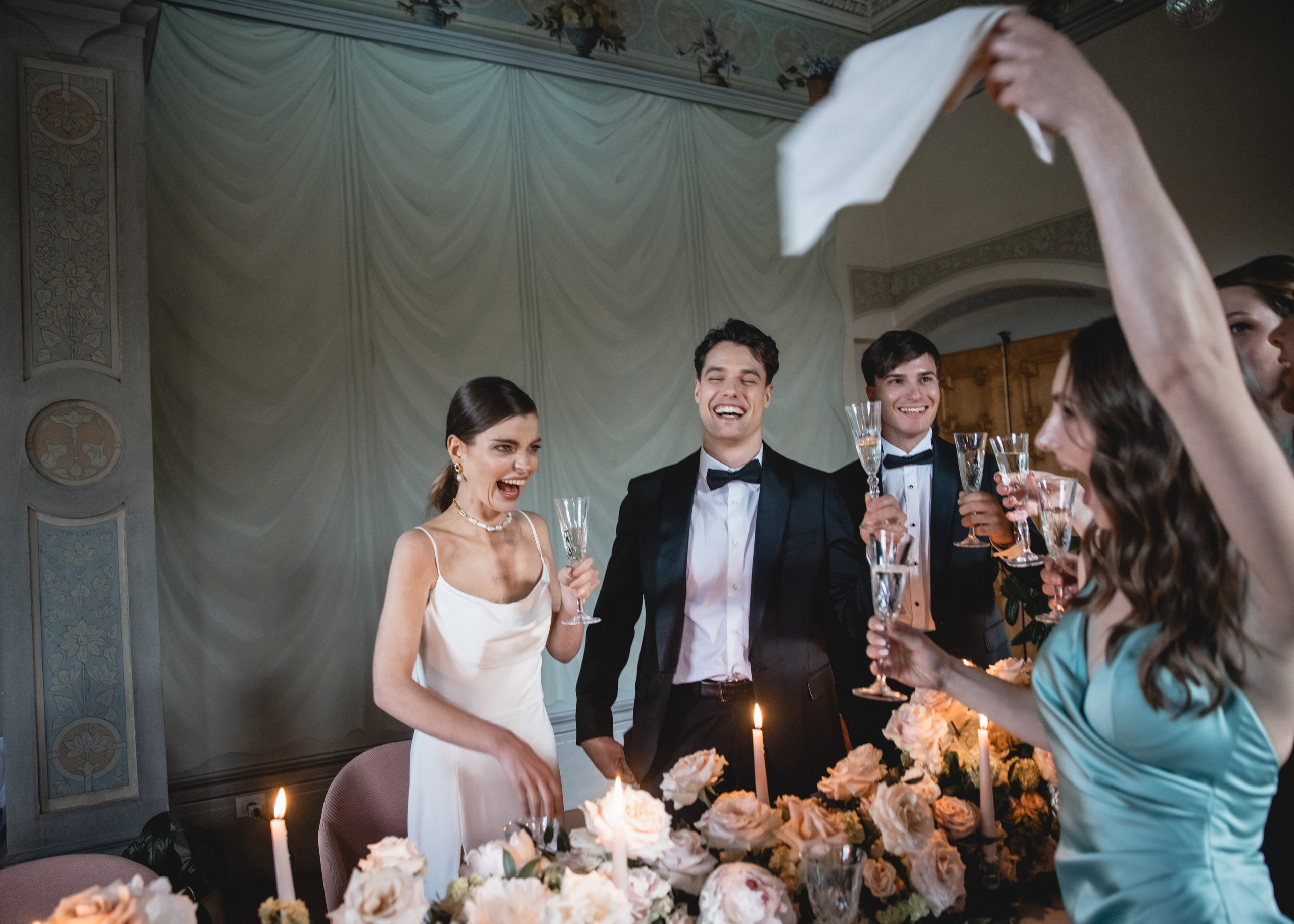 Tuscany Wedding Villa La Commenda Concordia. Professional wedding photographer in Copenhagen, Denmark — Julia Byron