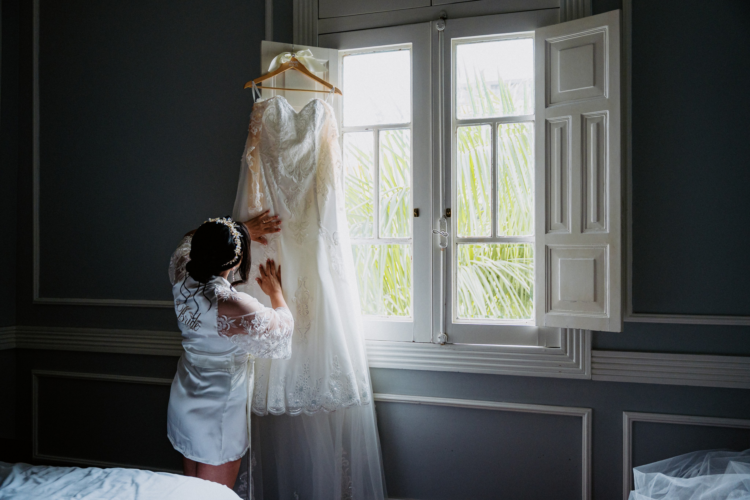 Perspectiva de la novia. Fotógrafo de Bodas en Lima | Ronhy Altamirano. Fotografía narrativa y cinematográfica para bodas, quinceañeras y eventos exclusivos