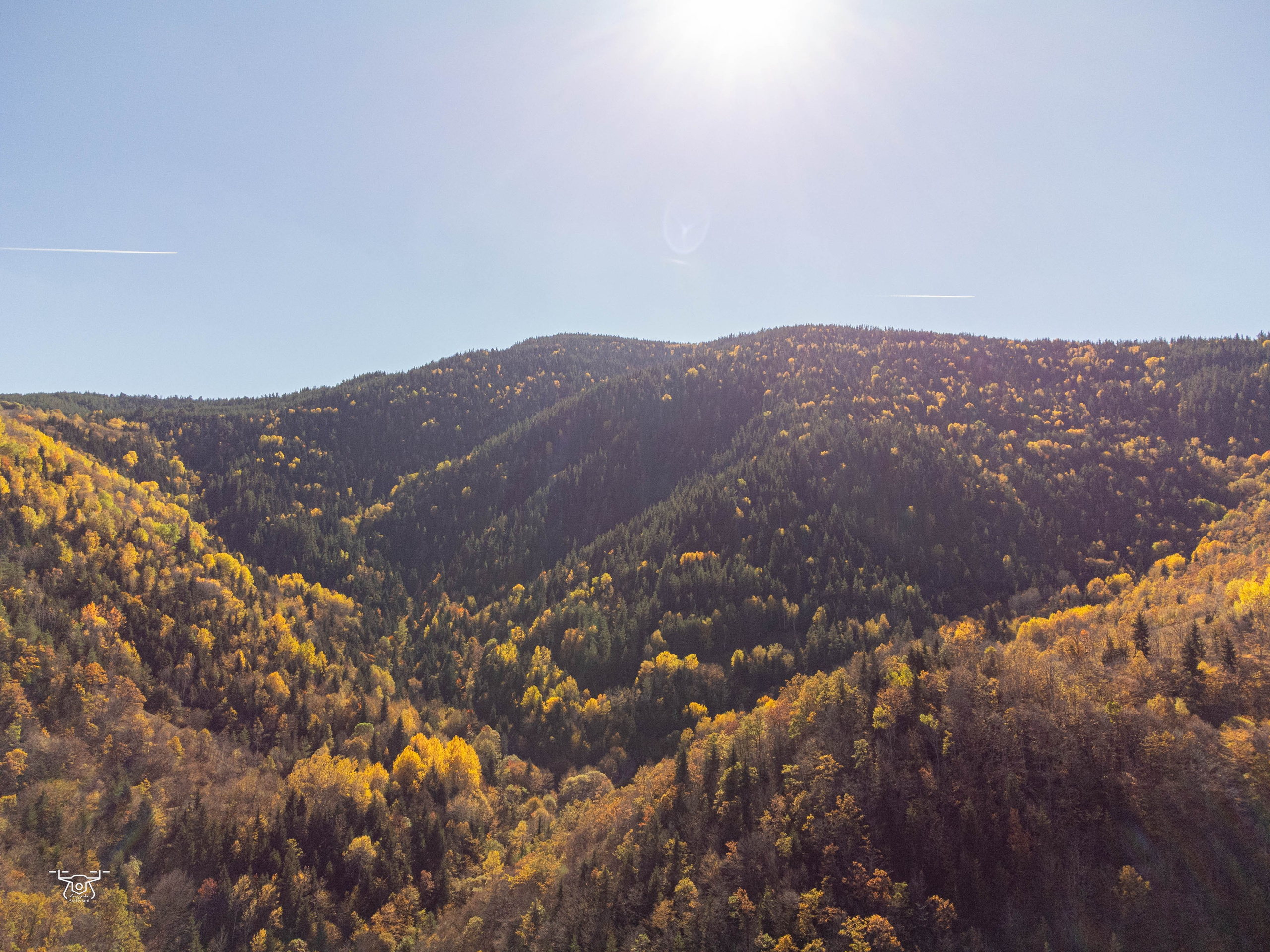 შემოდგომის ველოტური ატენის ხეობაში კავკასიის ველო ქსელთან ერთად. FramefreeMan
