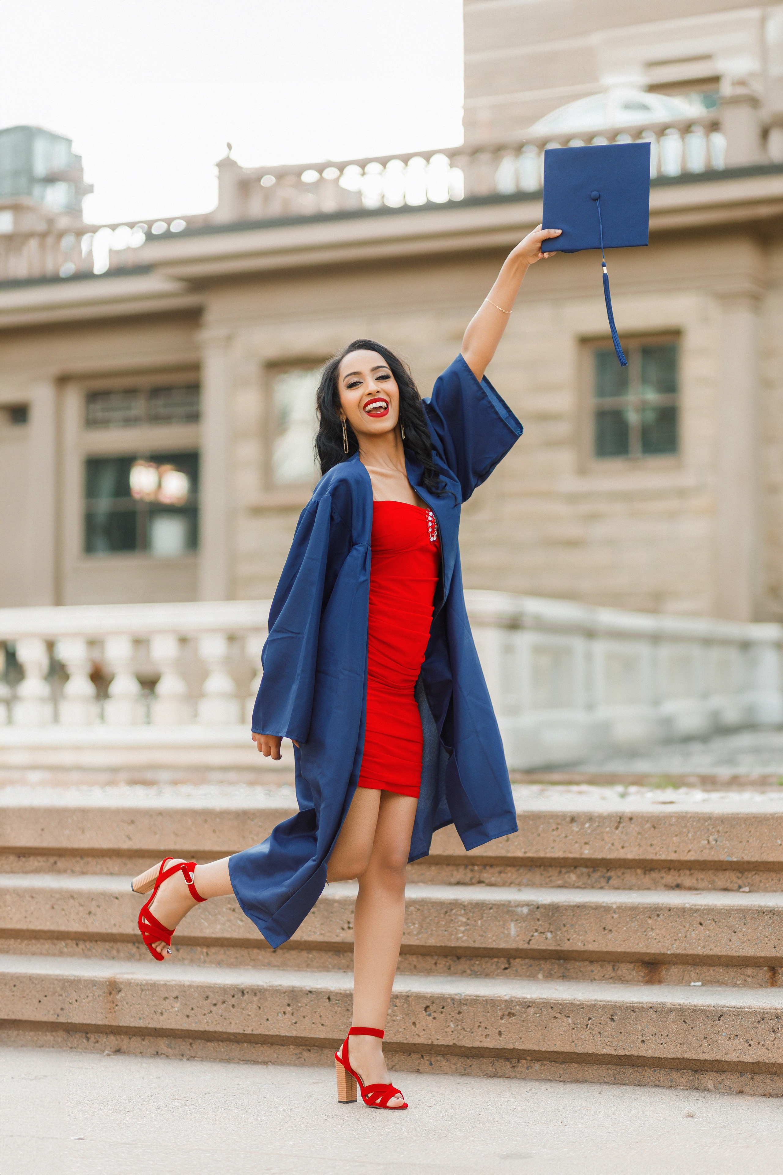 Graduation photos. Home